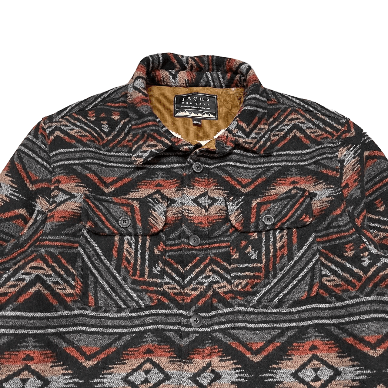 JACHS NY Jachs New York Native Navajo Sherpa Lined Jacket Size US L / EU 52-54 / 3 - 3 Thumbnail