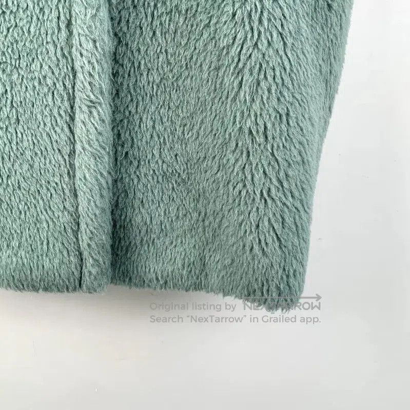Max Mara MaxMara Cozy Green Alpaca Wool Coat . Size XS / US 0-2 / IT 36-38 - 3 Thumbnail
