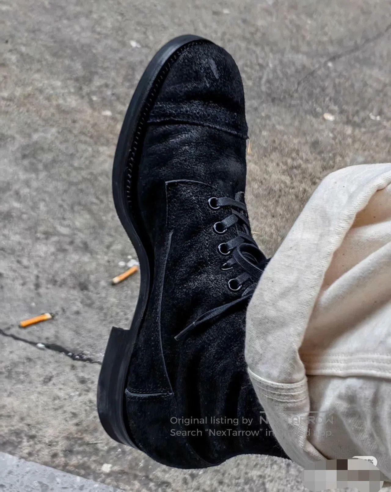 Clench CLINCH Conrad Suede Horsehide Paratrooper Boots. Size US 8 / EU 41 - 1 Thumbnail
