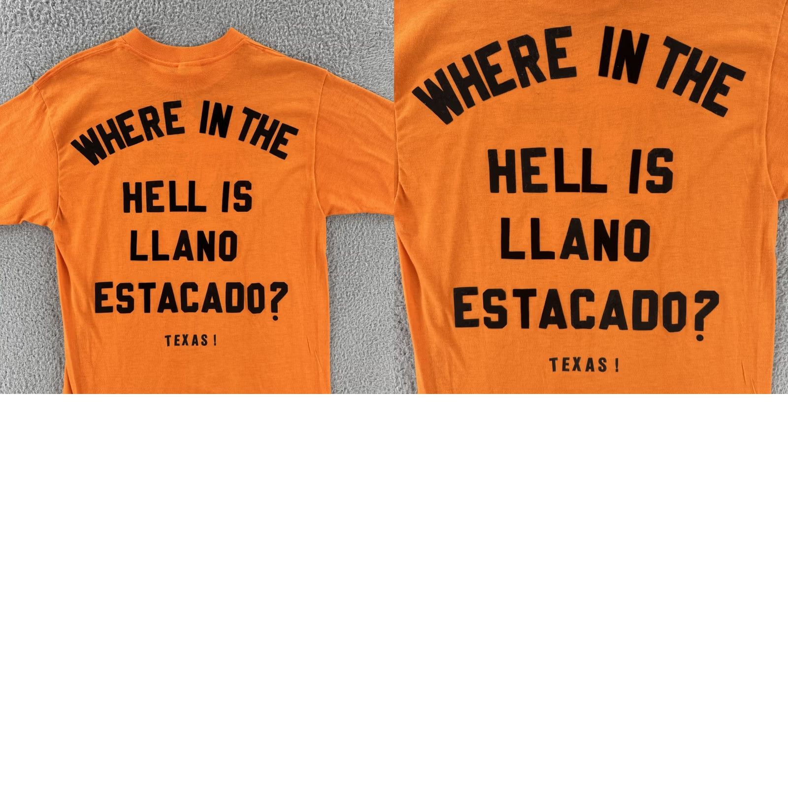 Vintage VINTAGE Unbranded T-Shirt XL Orange 50/50 Kodel Polyester Cotton Crew Neck Short Sleeve Mens 70s 80s Made in USA EUC Size US XL / EU 56 / 4 - 11 Thumbnail