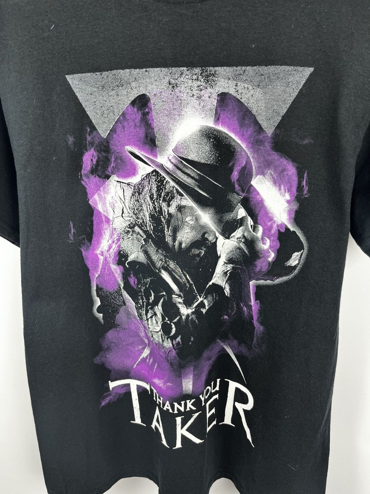 WWE The Undertaker "Thank You Taker" Authentic WWE T-Shirt Size US M / EU 48-50 / 2 - 3 Thumbnail