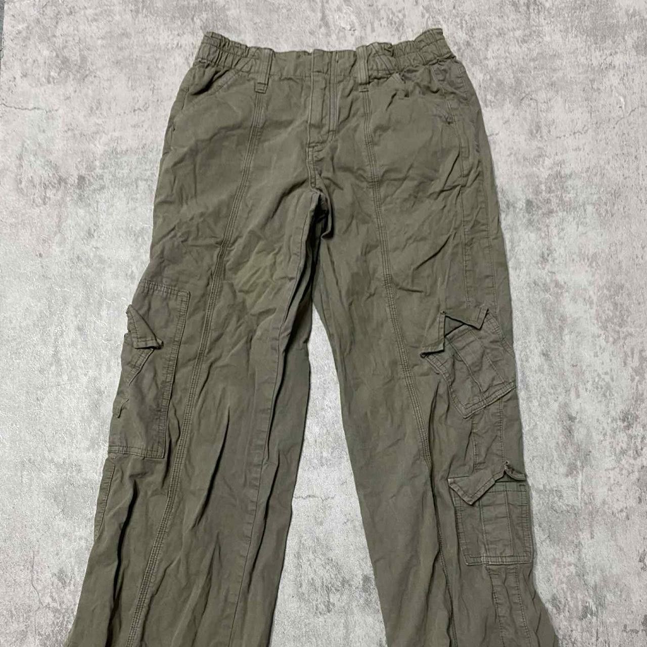 Other Khaki cargo pants with adjustable waistband Size US 30 / EU 46 - 2 Thumbnail
