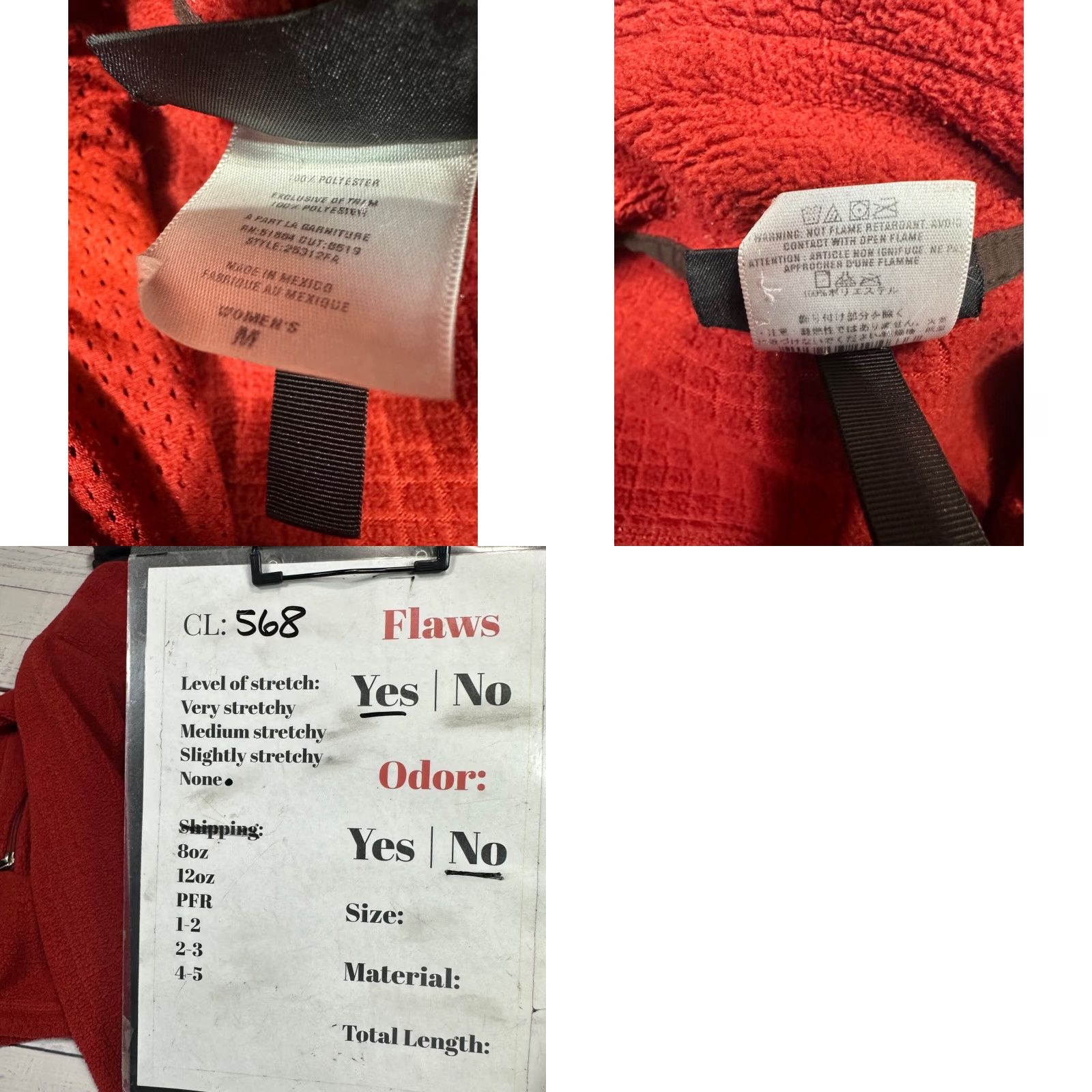 Patagonia Vtg Patagonia Womens R3 Radiant Fleece Jacket Sz M Red Regulator Waffle Zip Up Size M / US 6-8 / IT 42-44 - 9 Thumbnail