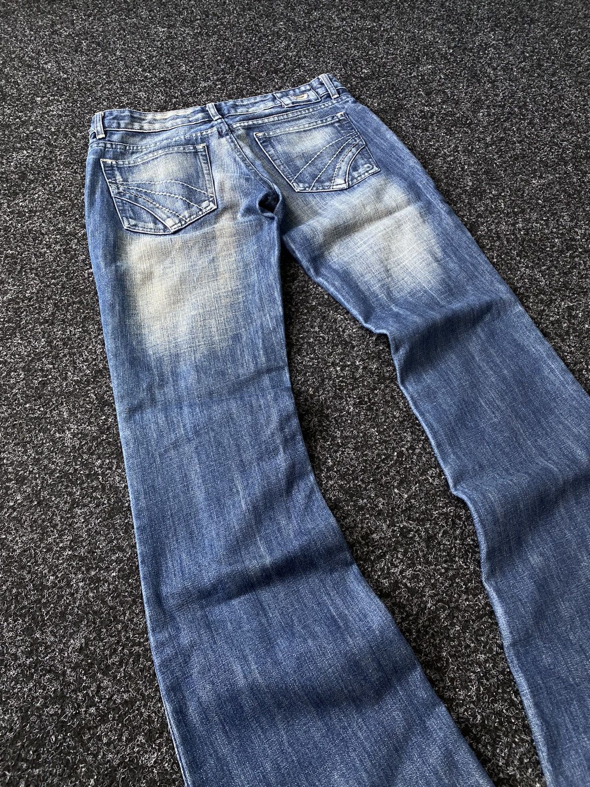 Diesel × If Six Was Nine × Vintage Crazy Vintage 90s Diesel Flared Baggy Jeans Size 31" - 12 Thumbnail