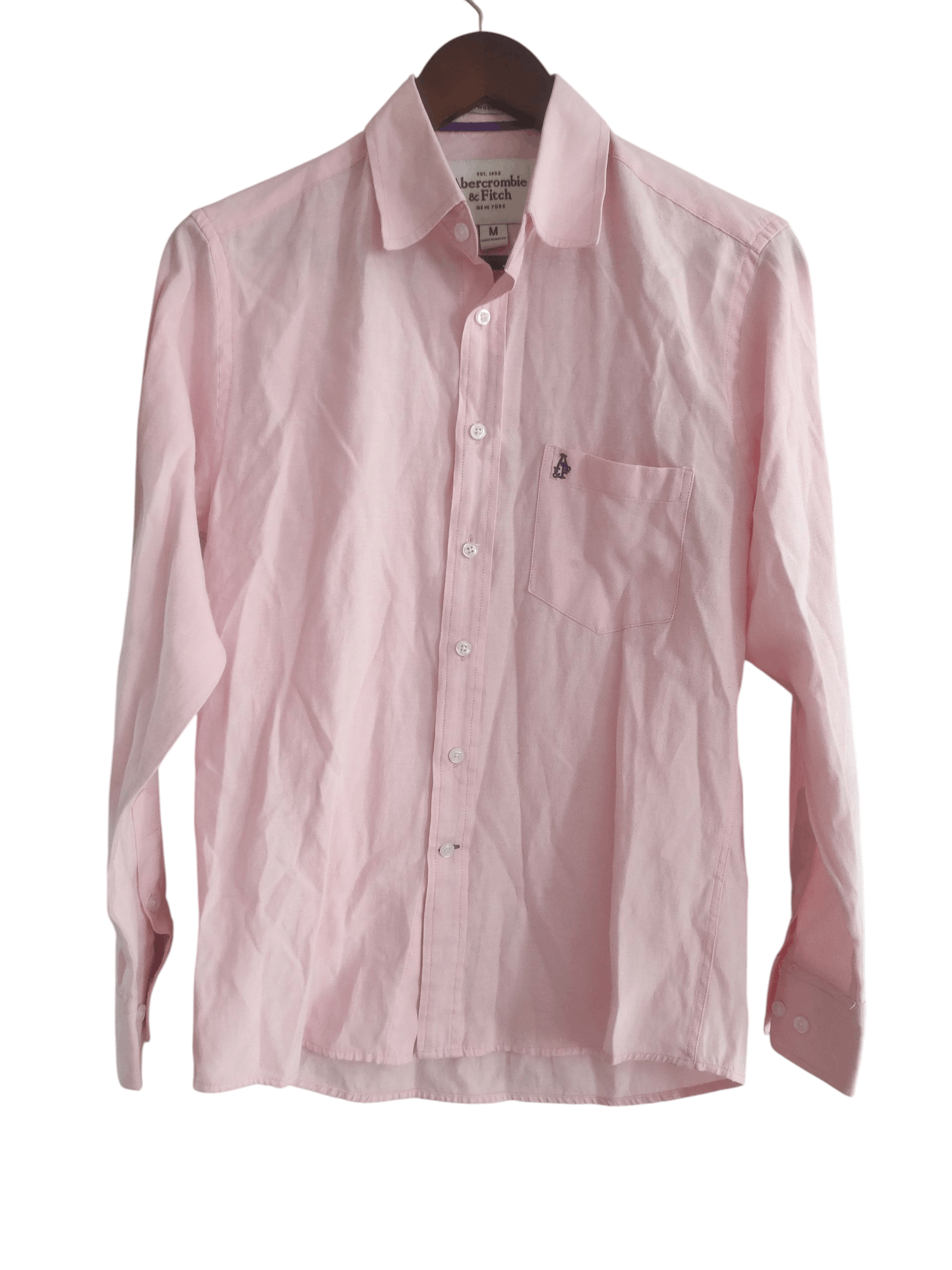 Abercrombie & Fitch Abercrombie & Fitch Casual button-up shirt embroidered logo Size M / US 6-8 / IT 42-44 - 1 Thumbnail
