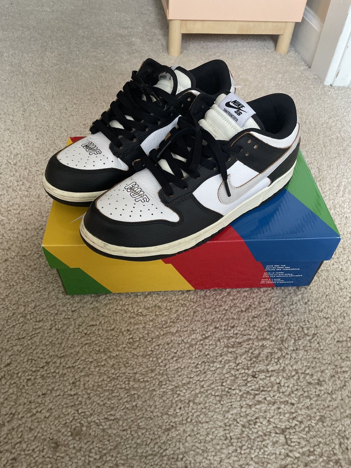 Nike Nike SB Dunk Low HUF San Fransisco Size US 8 / EU 41 - 1 Thumbnail
