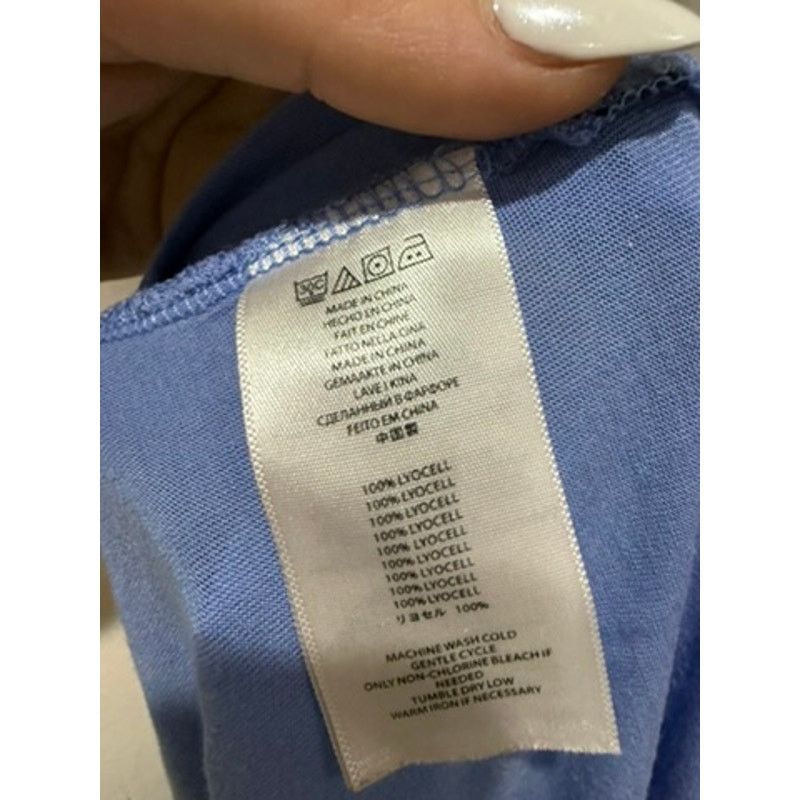 Michael Kors Michael Michael Kors Blouse Women's Medium Blue Tunic Top Size M / US 6-8 / IT 42-44 - 7 Thumbnail