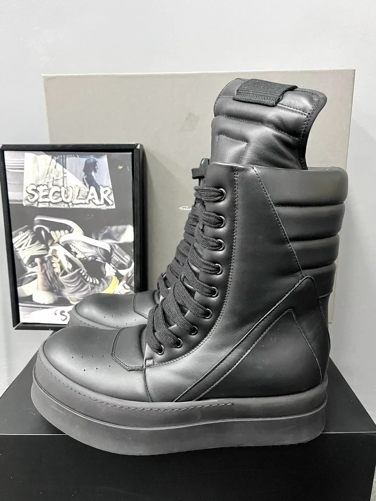 Rick Owens Rick Owens 25SS Oversized Triangle High Boots K34 Size US 7 / EU 40 - 5 Thumbnail