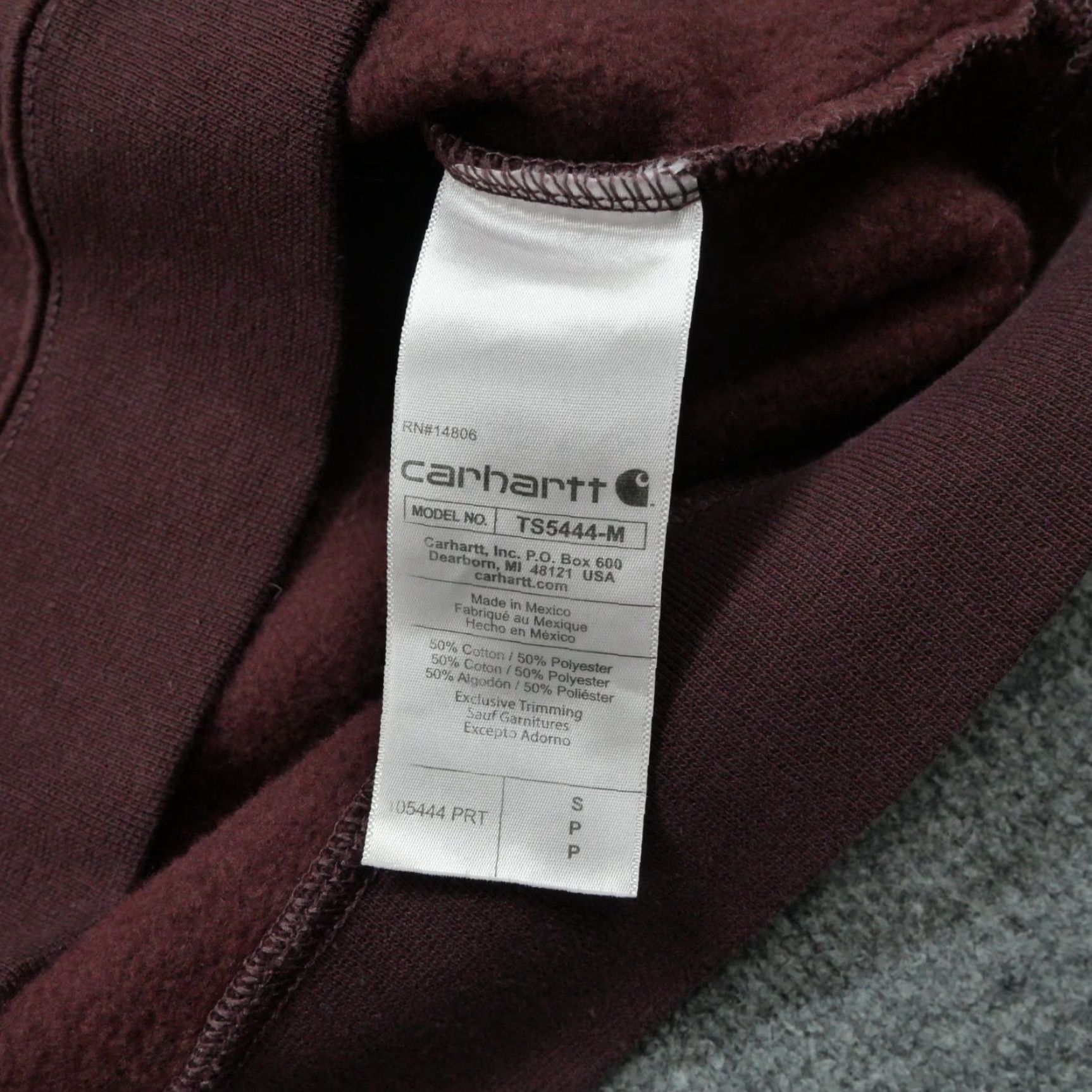 Carhartt Carhartt Sweatshirt Mens Small Red Pullover Logo Arm Spellout Regular S Red Mens Sweatshirt Pullover Carhartt Sport Style Pattern Solid Fanatics? Size US S / EU 44-46 / 1 - 7 Thumbnail