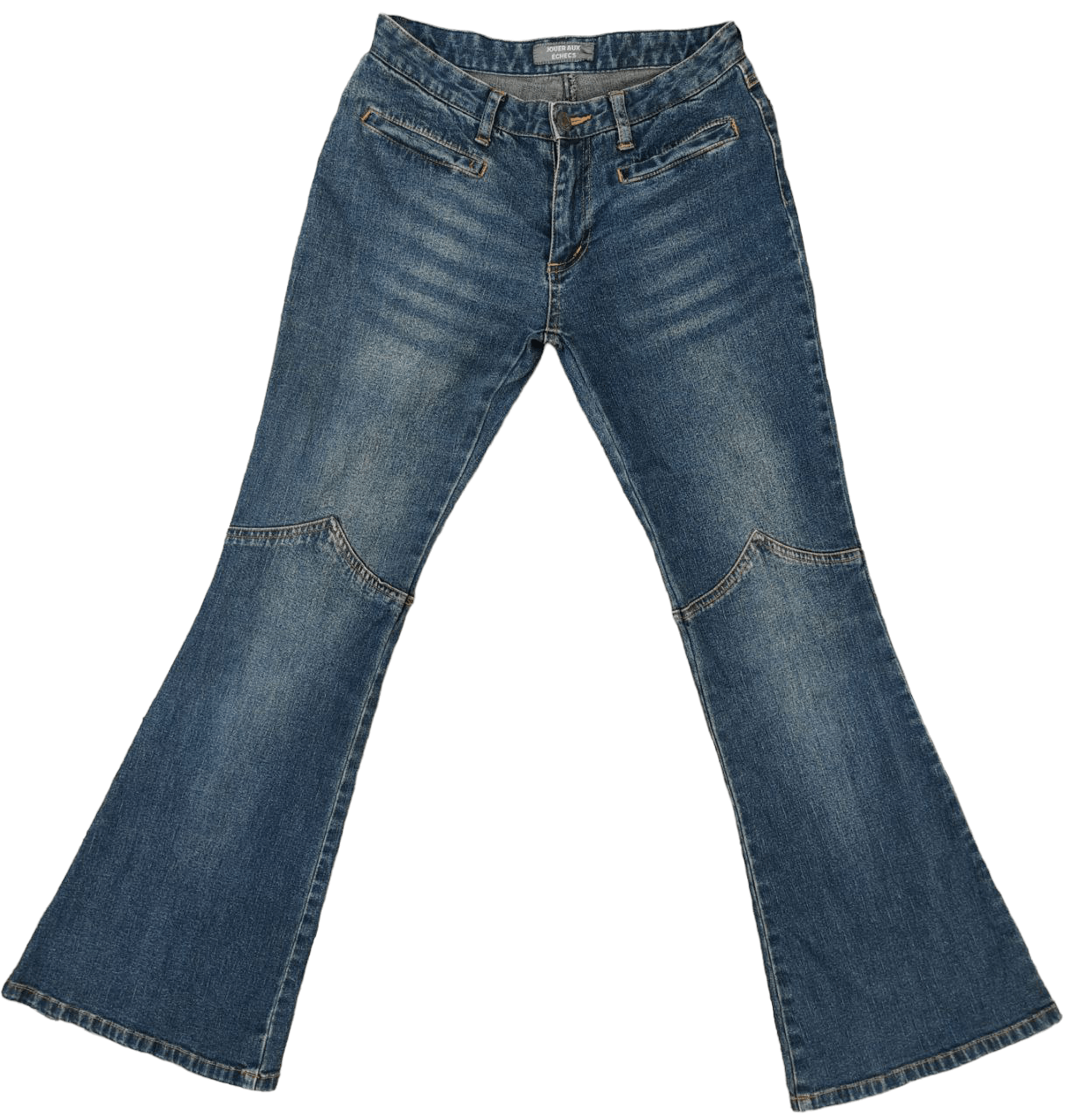 If Six Was Nine Jouer Aux Echecs Flare Denim Size 26" / US 2 / IT 38 - 2 Thumbnail