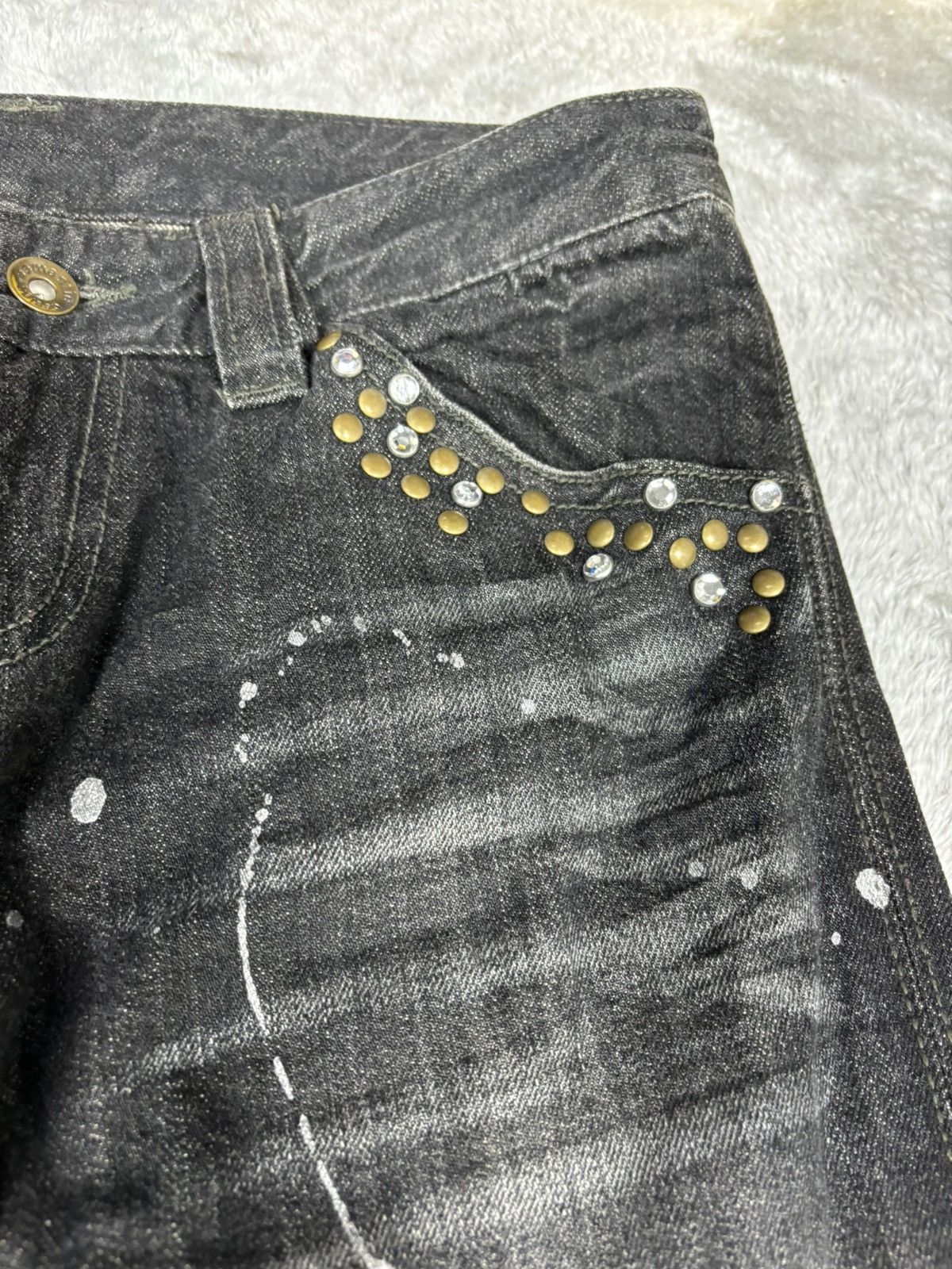 semanticdesign Semantics Design Stud Flared Jeans. S0228 Size 30" / US 8 / IT 44 - 4 Thumbnail