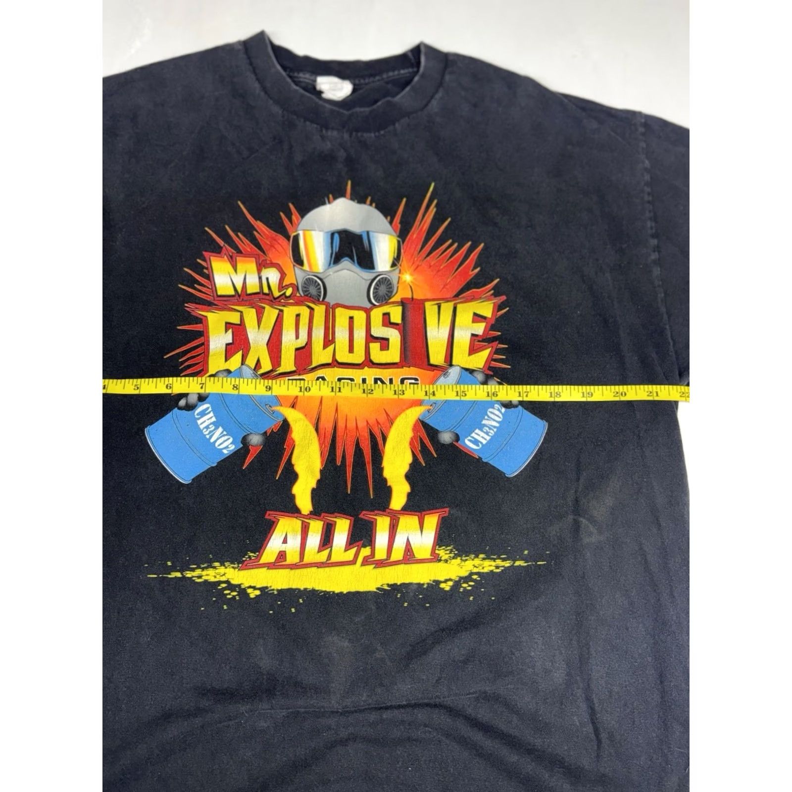 Speedo VINTAGE Mr Explosive Racing Shirt Mens XL Sports Car Street Race Speed Black Cotton 90s Mens Size US XL / EU 56 / 4 - 5 Thumbnail