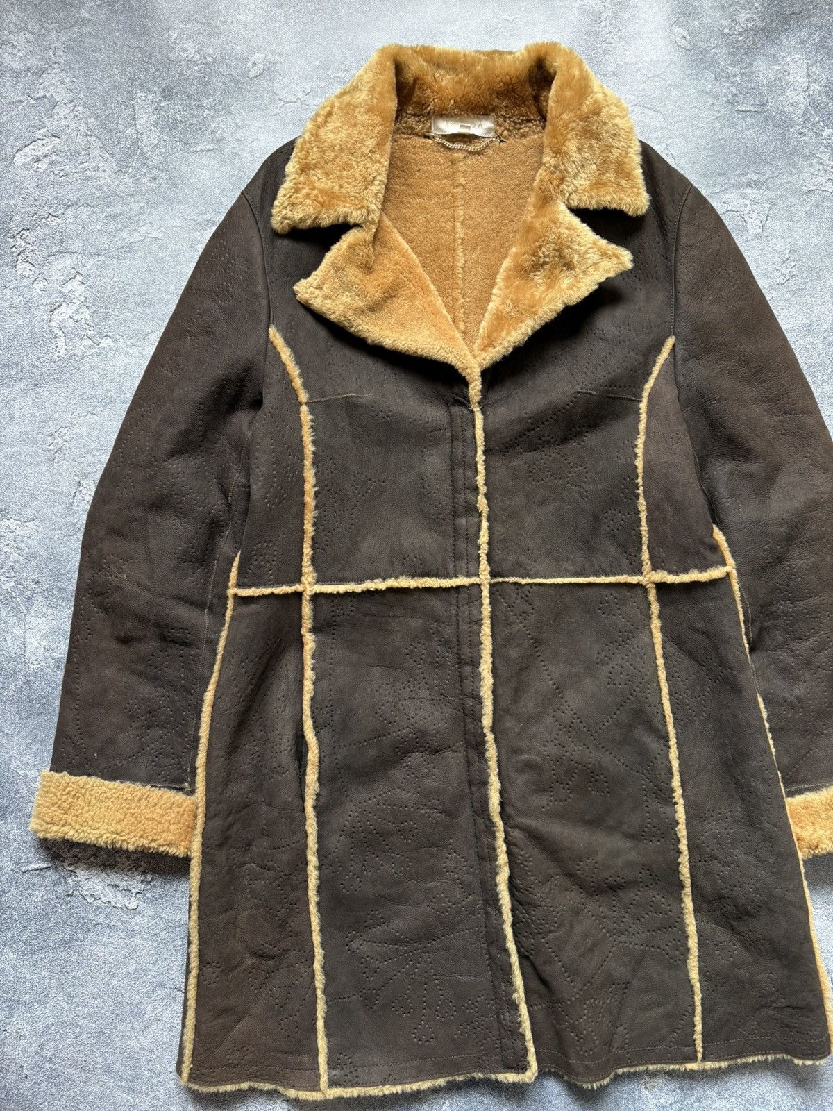Escada Vintage Escada Luxury Shearling Lambskin Leather Coat Jacket Size M / US 6-8 / IT 42-44 - 3 Thumbnail