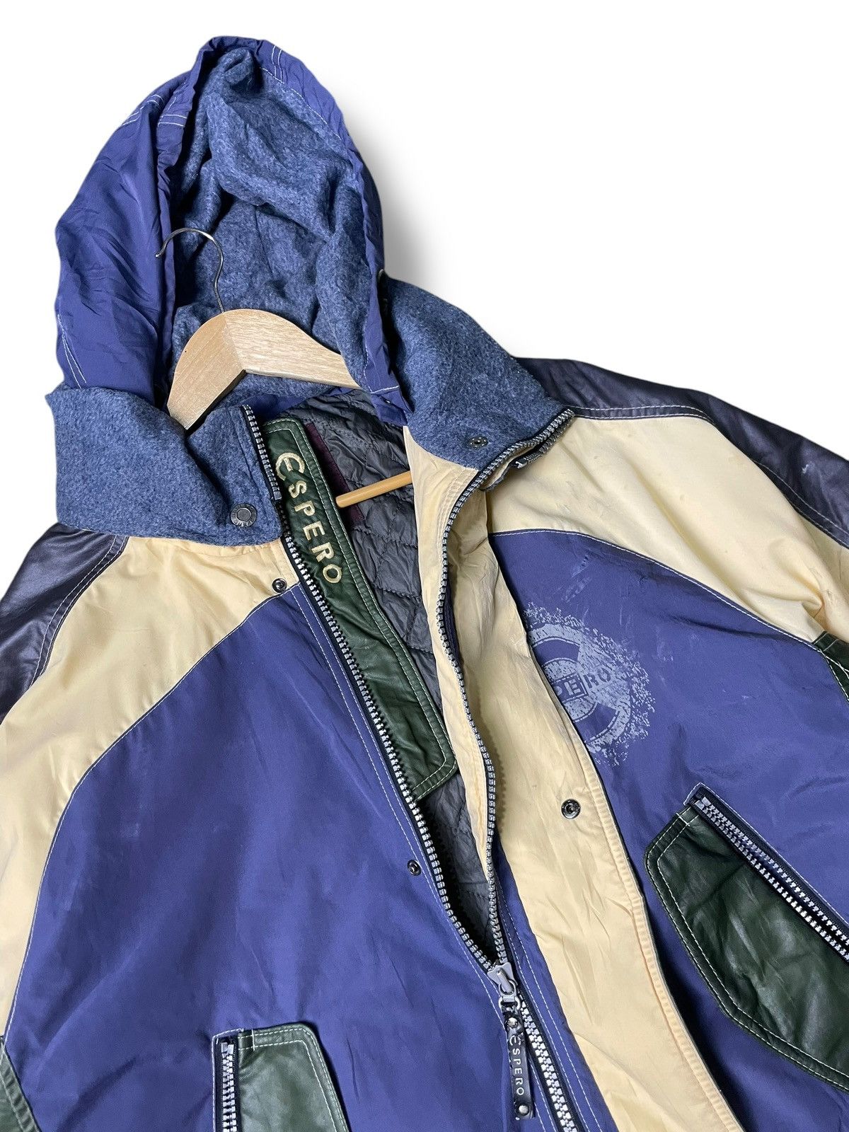 Designer × Japanese Brand × Vintage Vintage ESPERO Brand Multi pocket Hooded Jacket (88) Size US XL / EU 56 / 4 - 8 Thumbnail