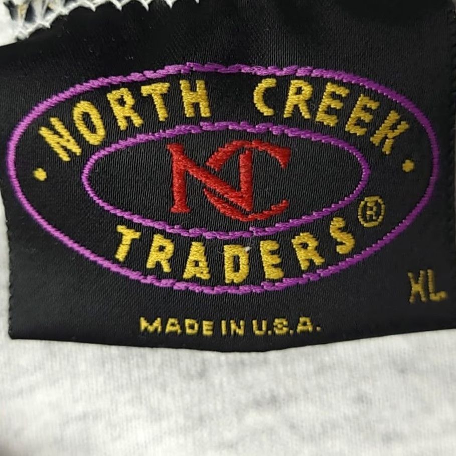 Vintage VINTAGE Hiking Excursions T Shirt Mens XL Gray Cotton 90s High Country Outdoors Made In USA North Creek Traders Mens T-Shirt Size US XL / EU 56 / 4 - 6 Thumbnail