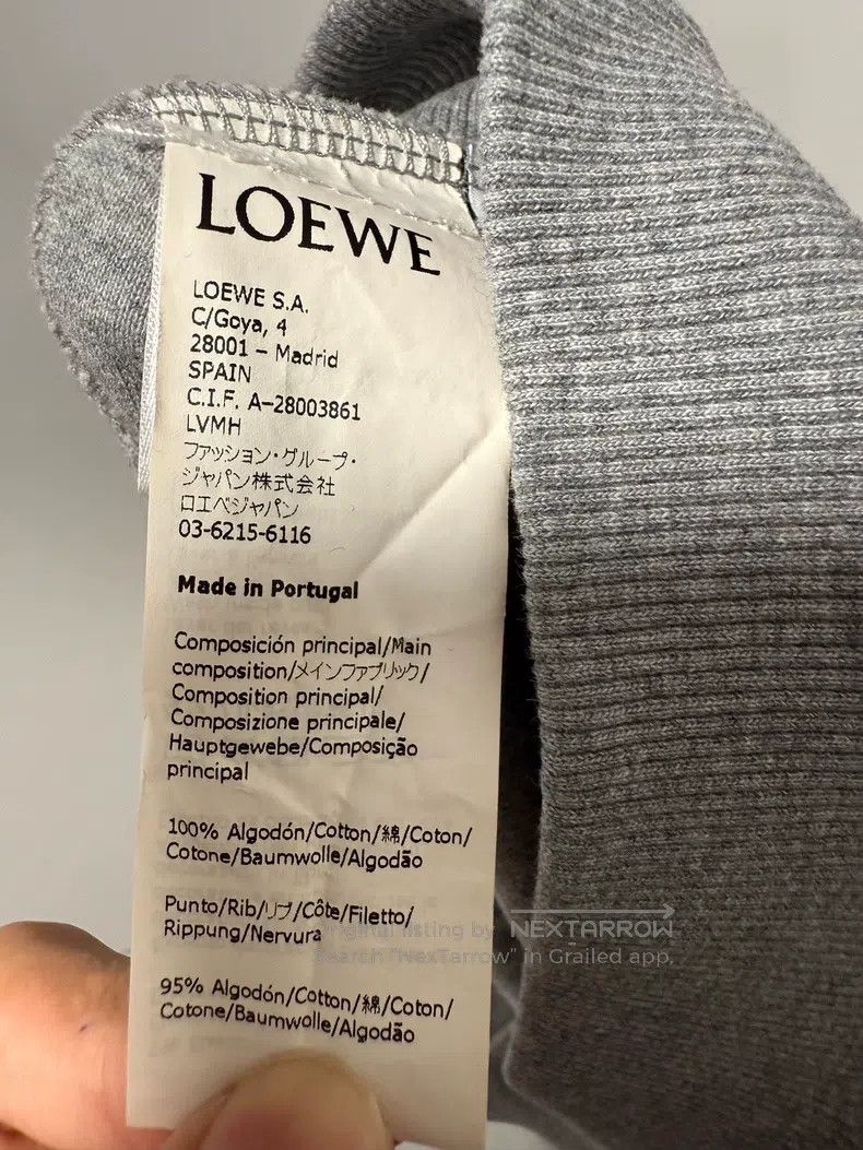 Loewe Loewe Embroidered Big Logo Reversible Sweatshirt Size XS / US 0-2 / IT 36-38 - 6 Thumbnail