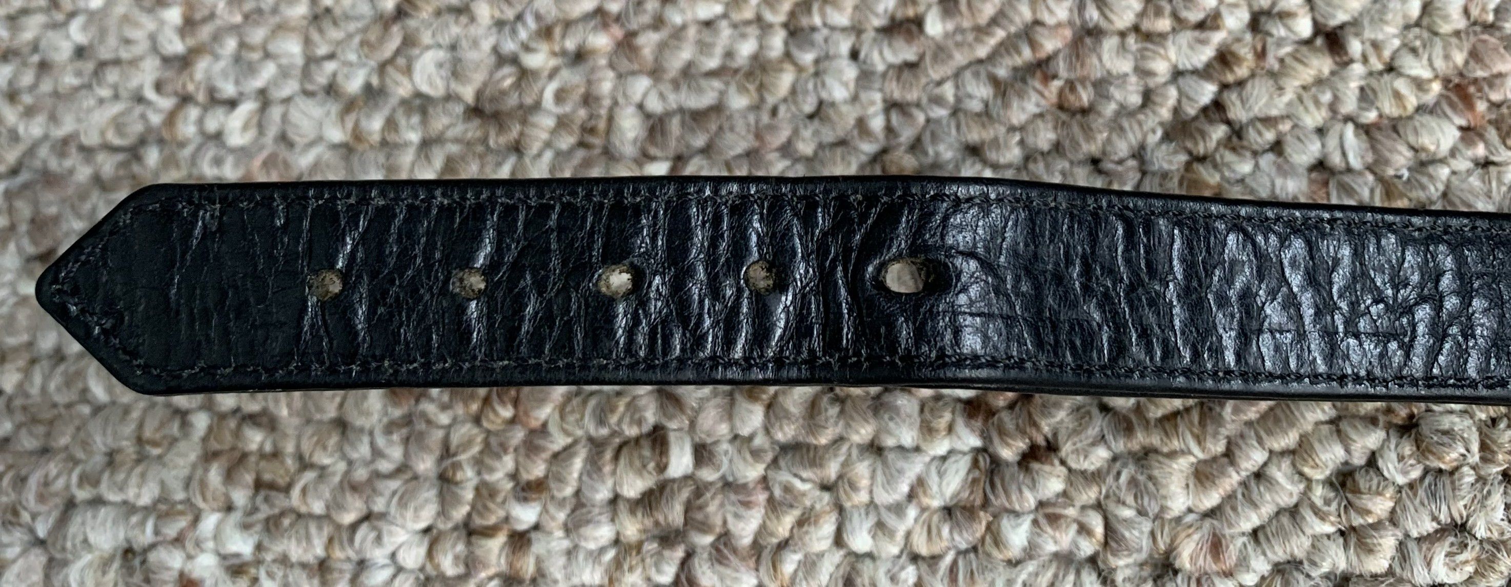 Chrome Hearts Chrome Hearts Leather Silver Logo Scroll Bracelet Size ONE SIZE - 10 Thumbnail