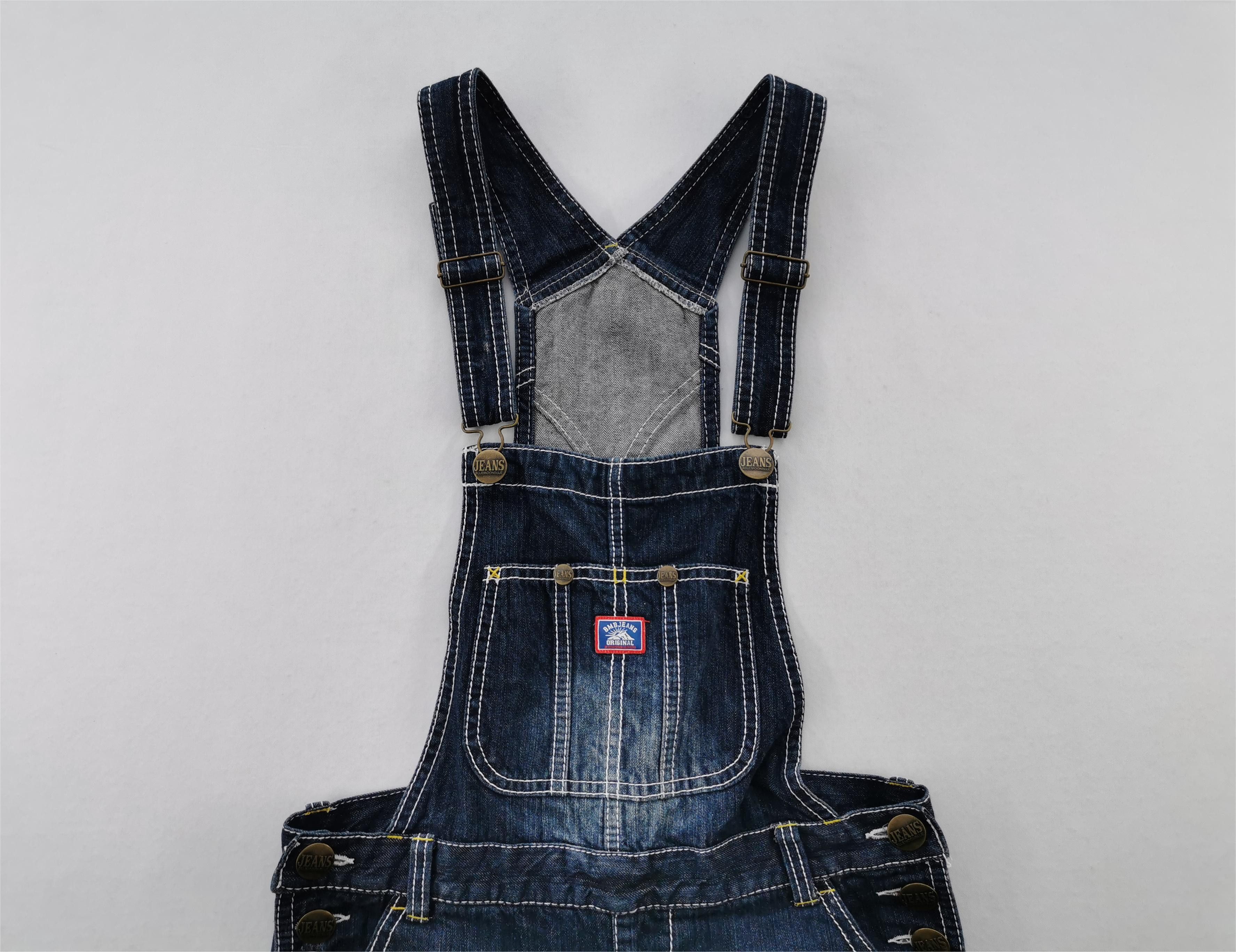Japanese Brand Vintage 90s Blue Moon Blue Denim Overall Size M Waist 36 Size US 36 / EU 52 - 3 Thumbnail