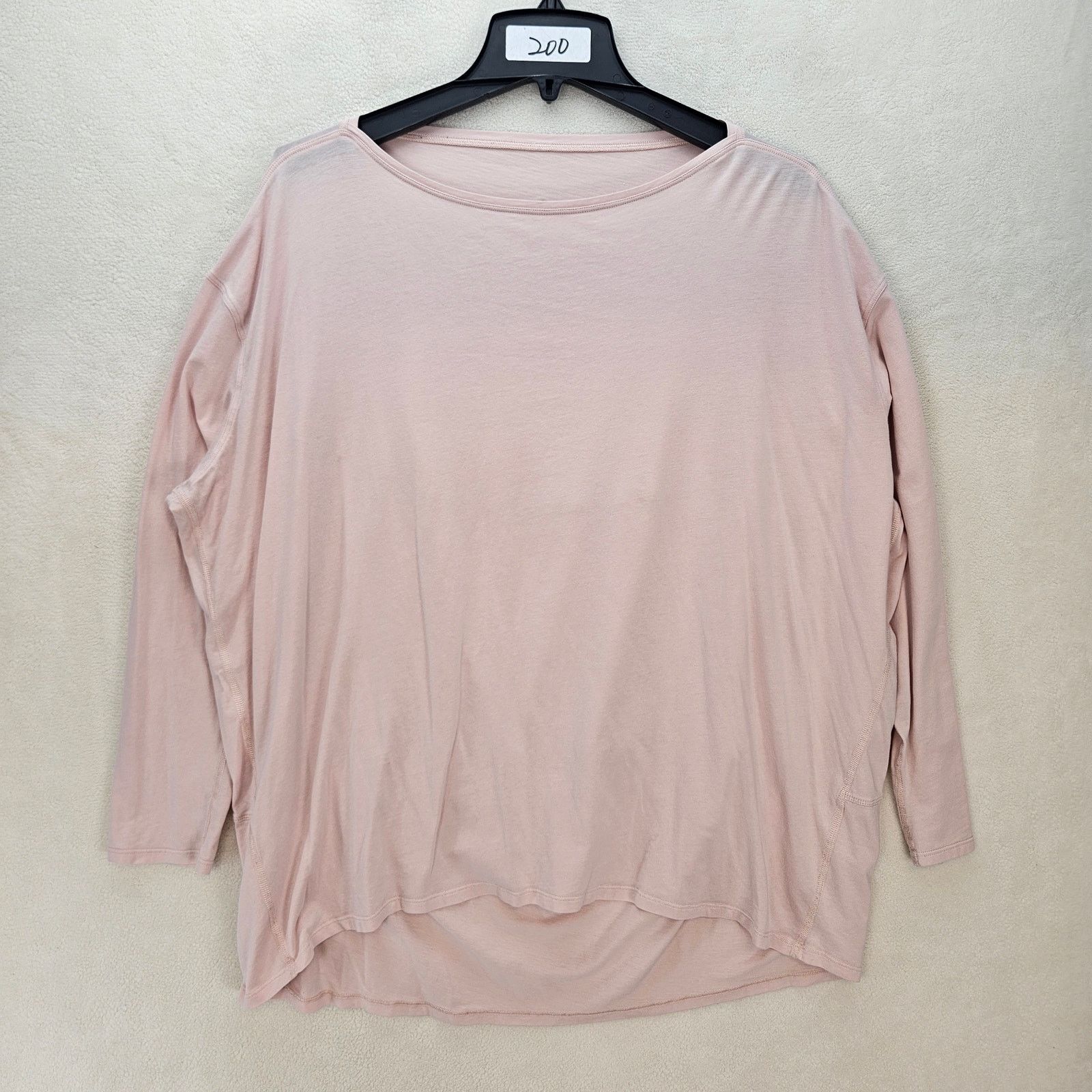 Lululemon LULULEMON WOMEN'S 14 LIGHT PINK OVERSIZED LONG SLEEVE SHIRT Size XL / US 12-14 / IT 48-50 - 1 Thumbnail