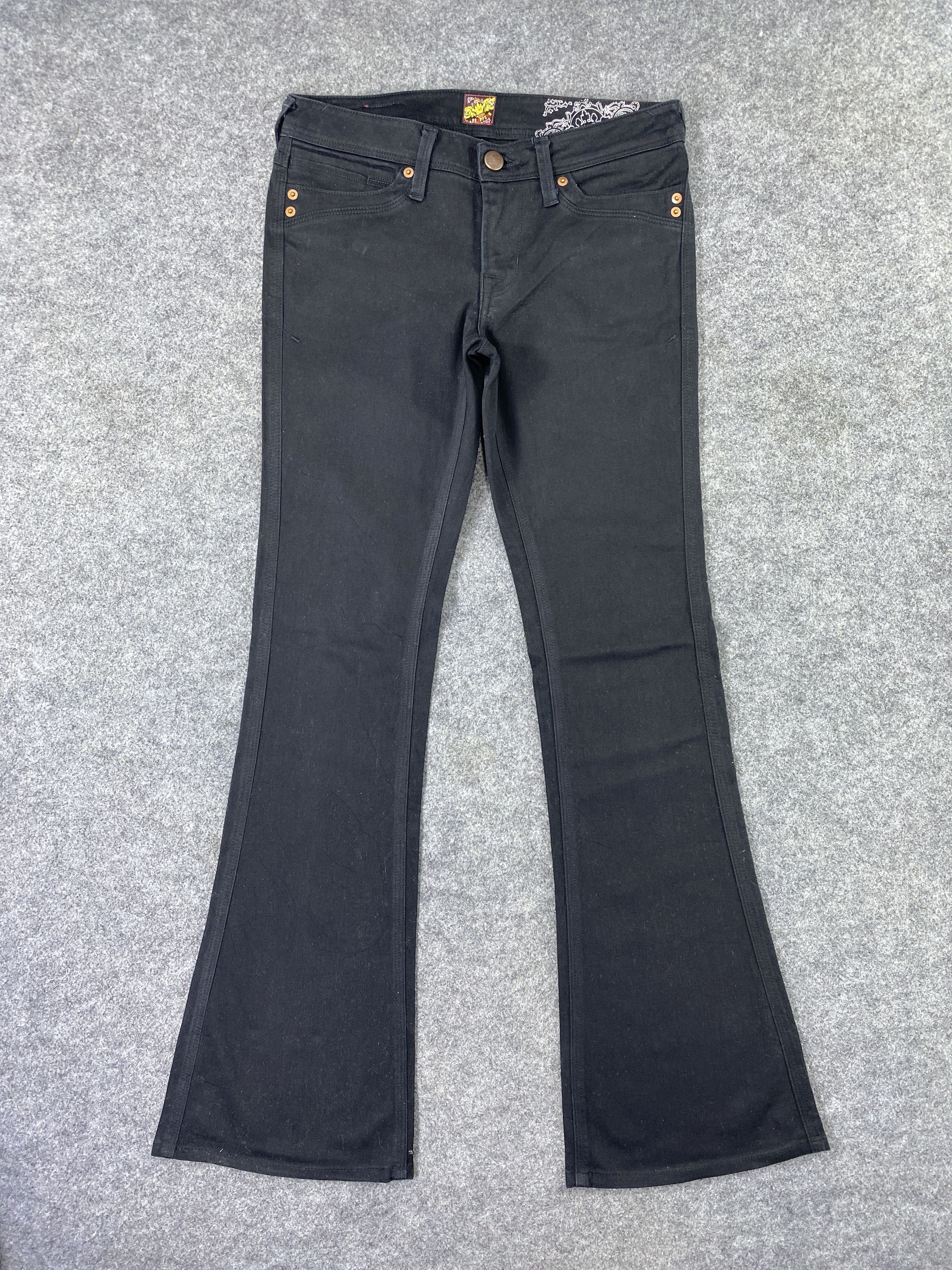 Japanese Brand Japanese Brand Brappers Bootcut Black Jeans - J1099 Size 29" - 1 Thumbnail