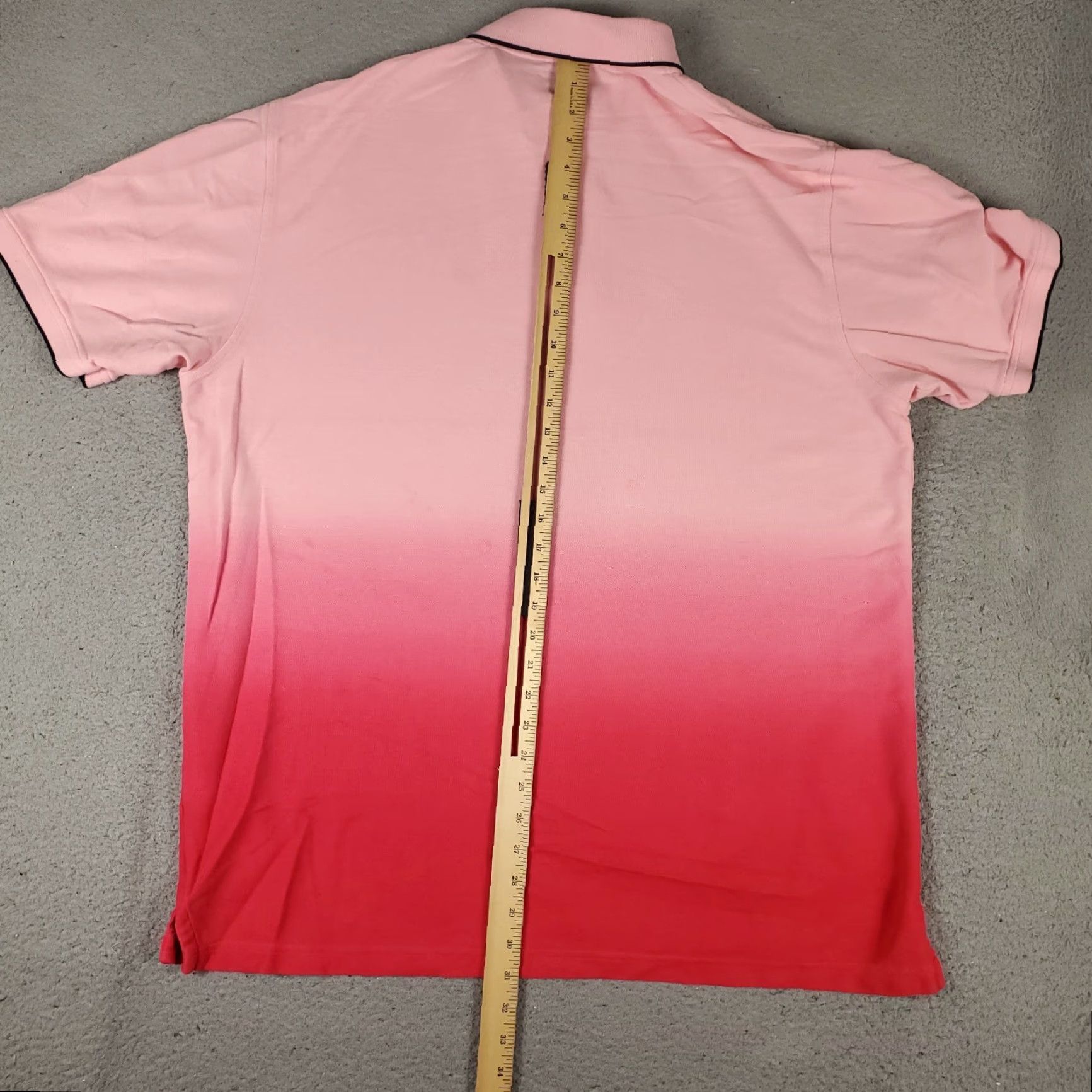 Psycho Bunny Psycho Bunny Polo Shirt Mens 8 Pink Red Dip Dye Skull Short Sleeve Stained Polo Shirt Mens 8 Pink Red Dip Dye Skull Short Sleeve Stained Size US M / EU 48-50 / 2 - 7 Thumbnail