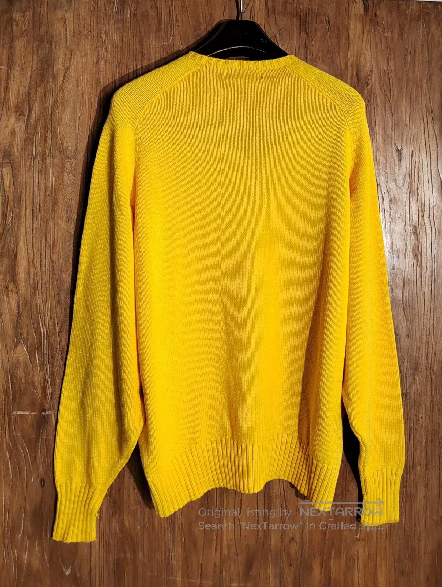 Polo Ralph Lauren Ralph Lauren Yellow Cotton Sweater XL. Size US XL / EU 56 / 4 - 4 Thumbnail