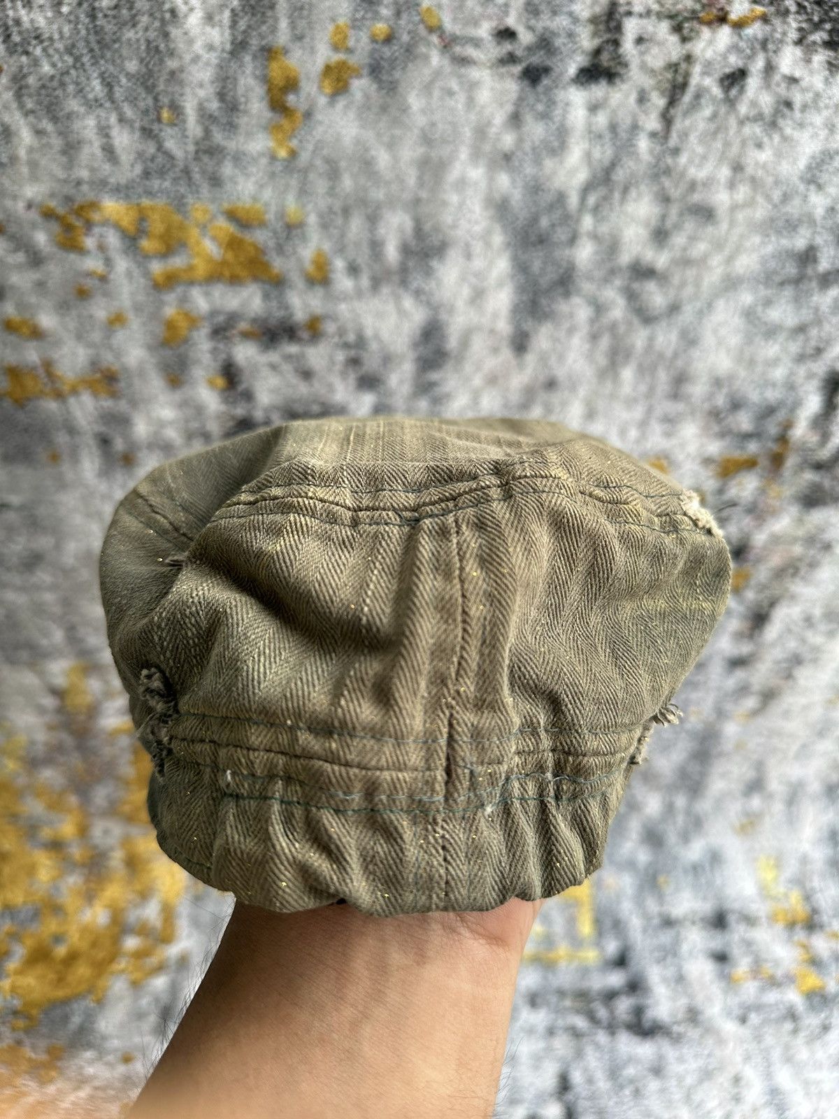 Japanese Brand VINTAGE CRAZY FADED GLITTER TRIBAL CAP PUNK STYLE Size ONE SIZE - 6 Thumbnail