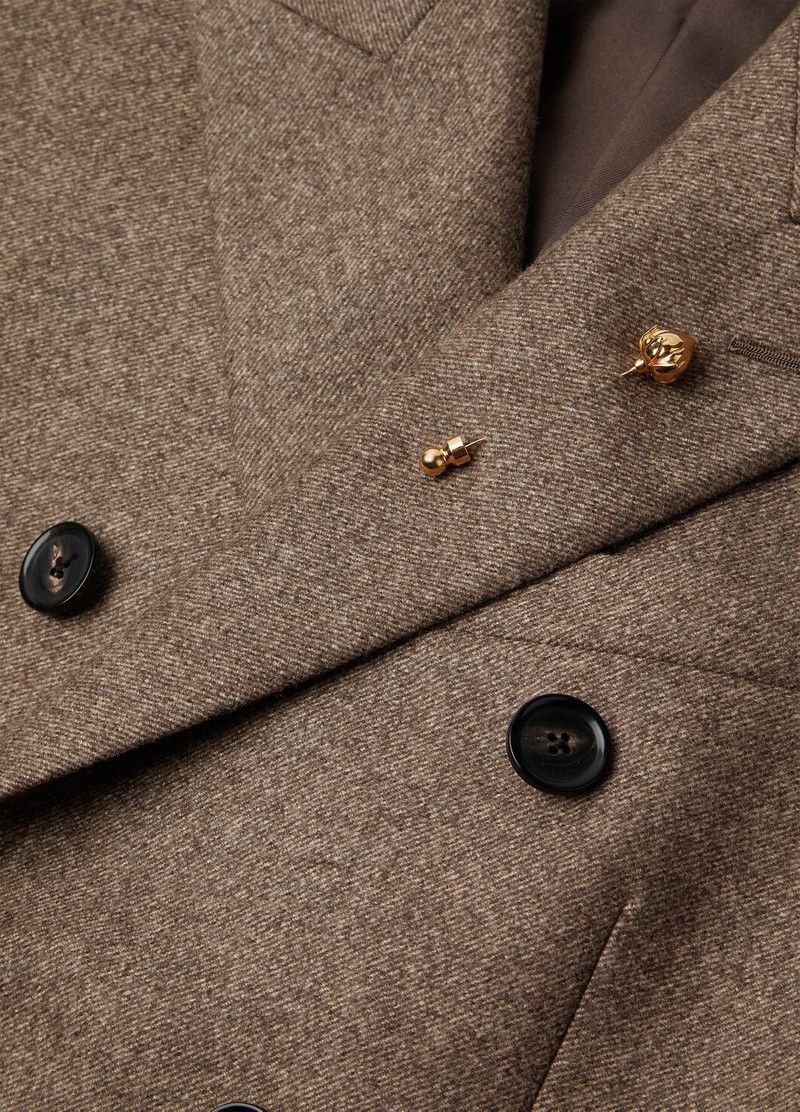 Loro Piana o1srvl11e0526 FAP2692 International Jacket in Brown Size XS / US 0-2 / IT 36-38 - 7 Thumbnail