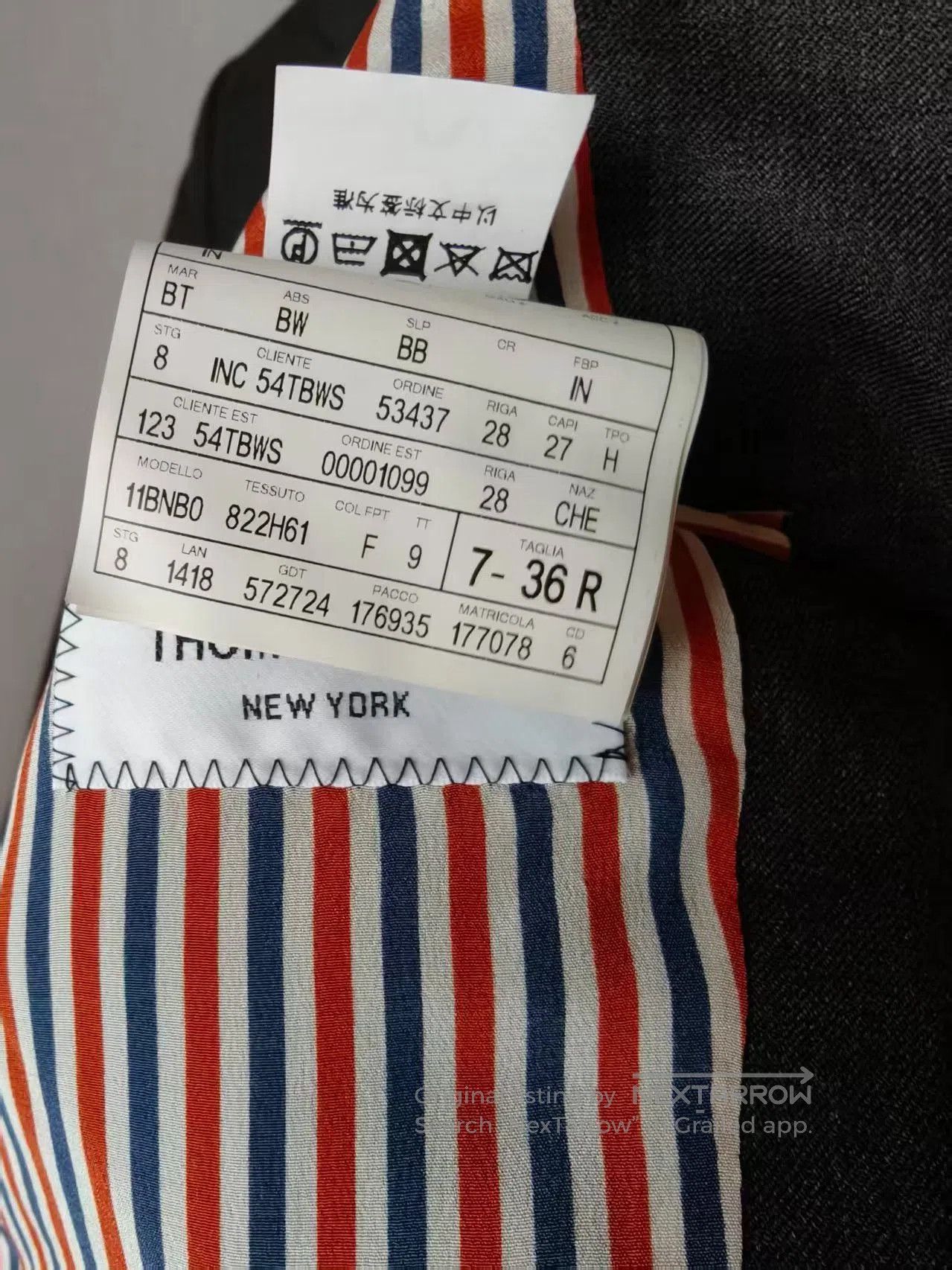 Other TB Genuine Striped Coat. Size US M / EU 48-50 / 2 - 3 Thumbnail
