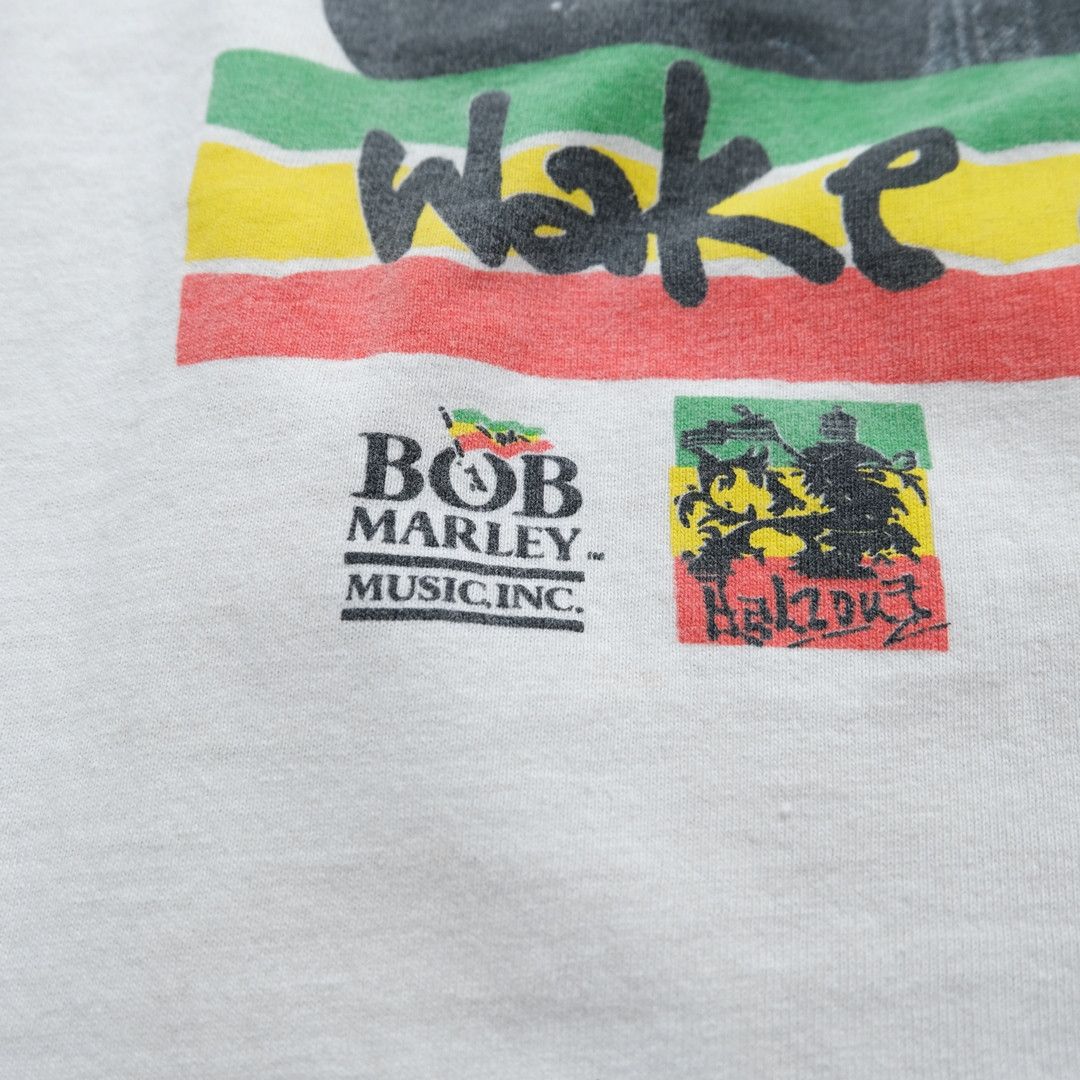 Bob Marley 1990s Bob Marley Wake Up And Live White Tee - Unisex Size US M / EU 48-50 / 2 - 5 Thumbnail