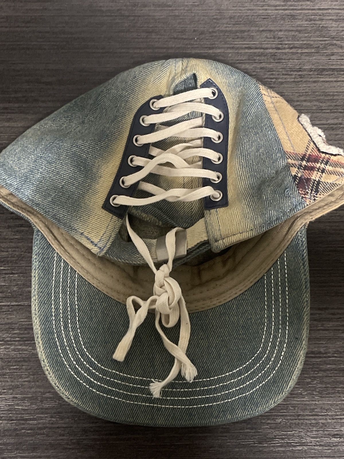 Racer Worldwide Denim plaid cap Size ONE SIZE - 2 Thumbnail