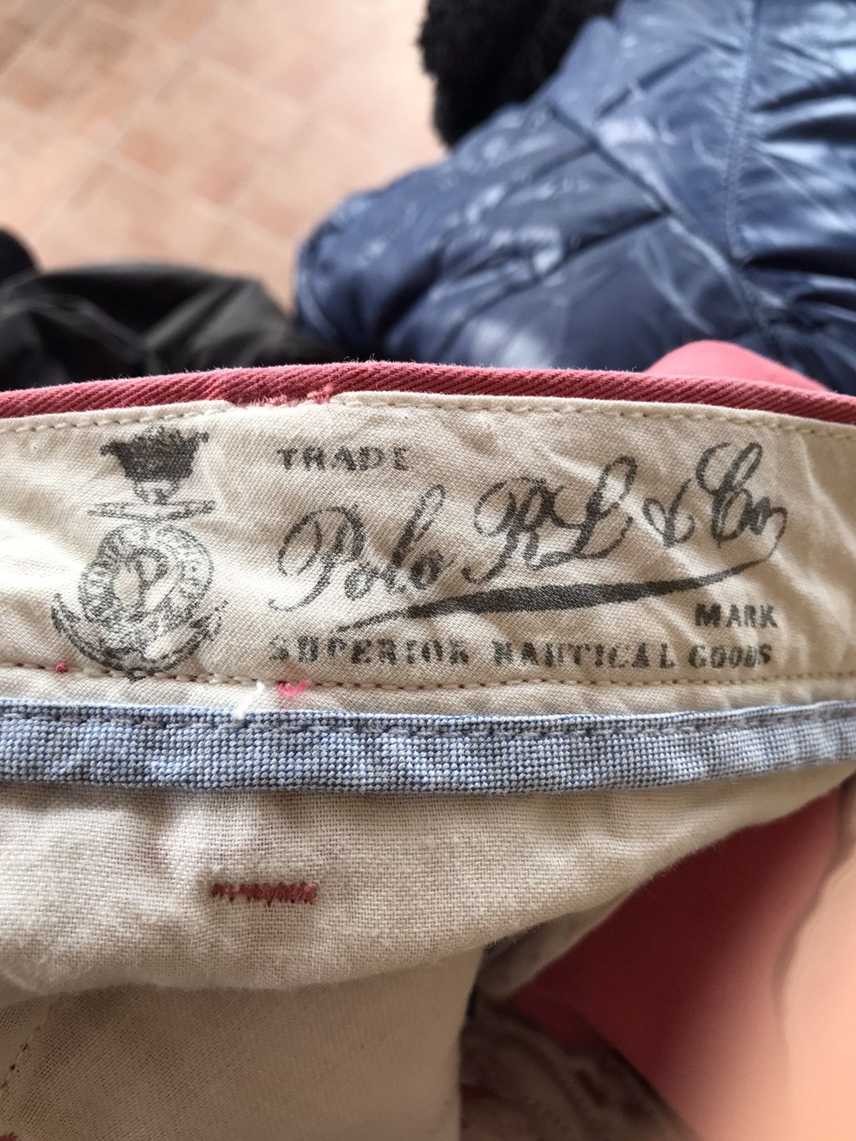 Polo Ralph Lauren × Ralph Lauren × Vintage Polo Ralph Lauren Khakis Pants Slim Fit Pink Size US 33 - 6 Thumbnail