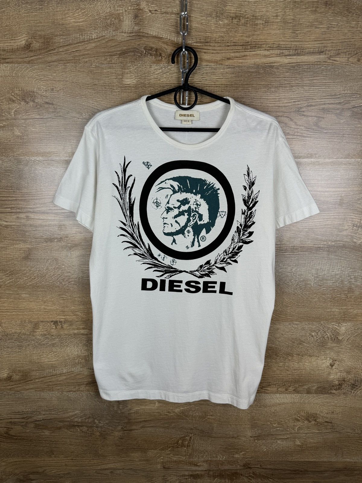 Diesel × Diesel Black Gold Mens Vintage Diesel T-shirt big logo tee y2k streetwear Size US M / EU 48-50 / 2 - 1 Thumbnail