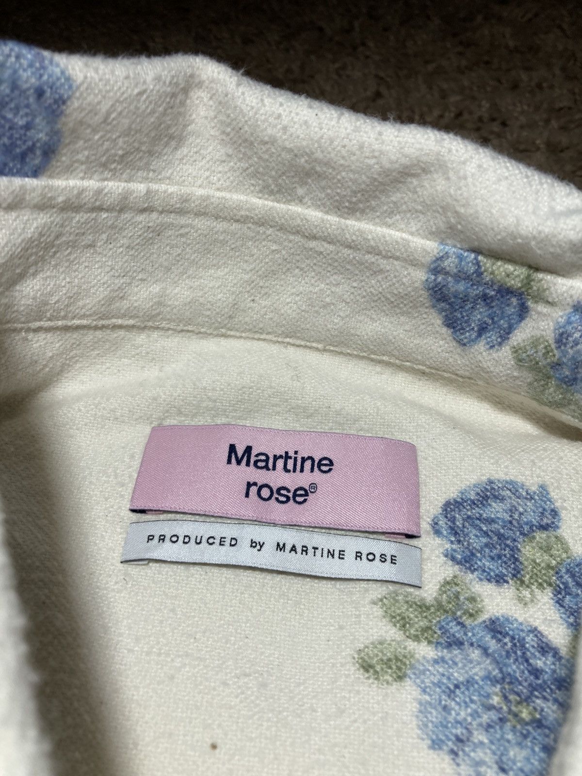Martine Rose AW22 Martine Rose Floral Flannel Special 2022 Curtain Cloth Size US XL / EU 56 / 4 - 6 Thumbnail