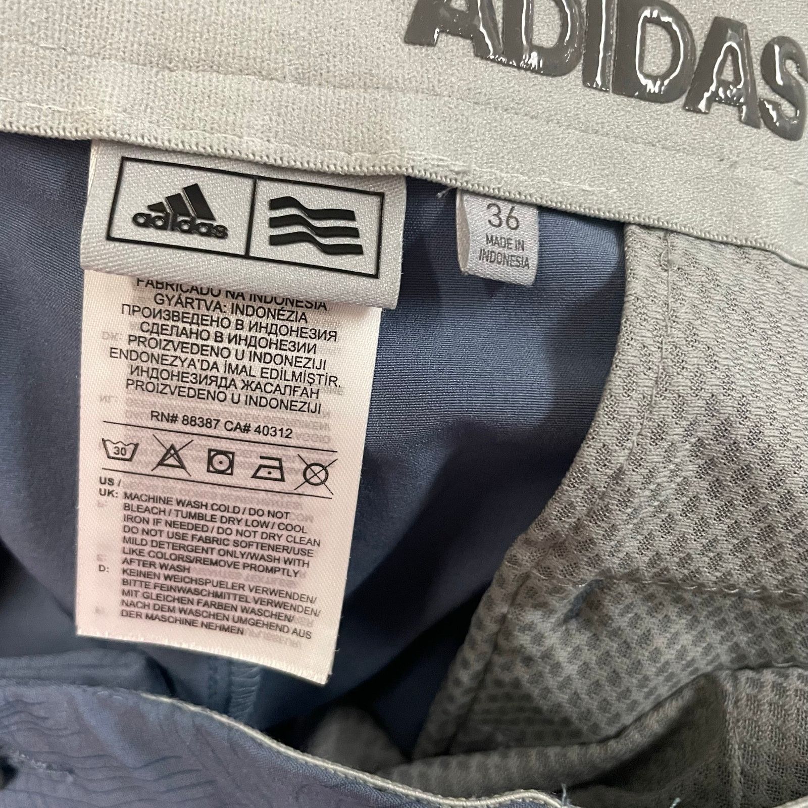 Adidas Adidas Performance Golf Shorts Size 36 Blue Flat Front Size US 36 / EU 52 - 7 Thumbnail