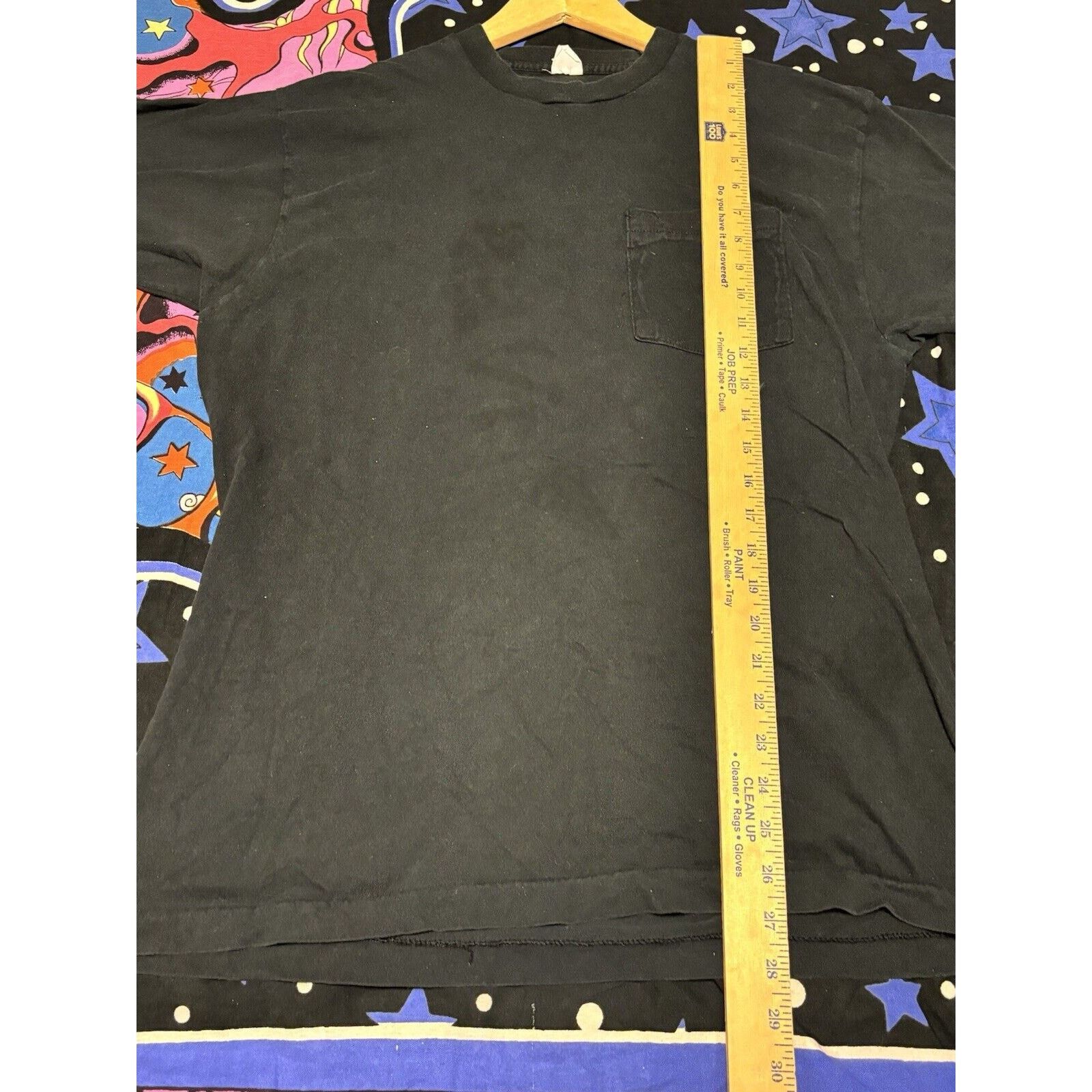 Other Vintage Faded Black Blank Shirt Size Unknown Brand Unknown Size US L / EU 52-54 / 3 - 8 Thumbnail