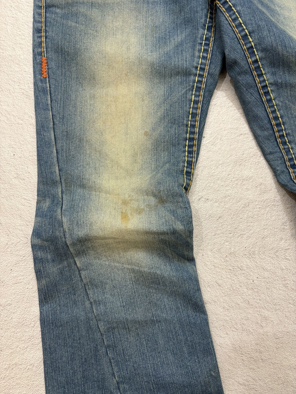 Japanese Brand 00s True Religion Joey Flare Denim Stonewash Y2K USA Size US 30 / EU 46 - 8 Thumbnail