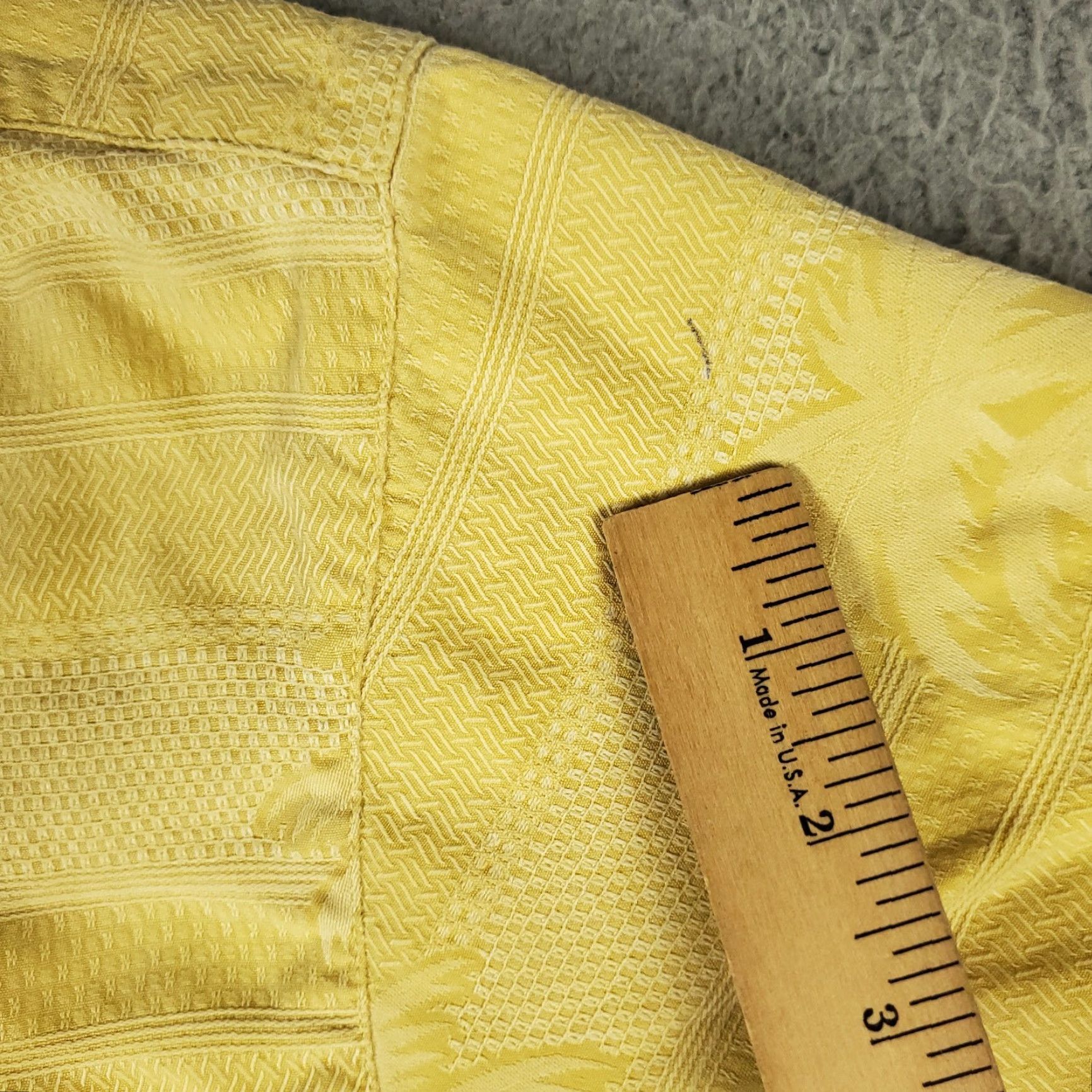 Tommy Bahama Tommy Bahama Button-Up Shirt Mens Large Yellow Tropical Hawaiian Short Sleeve Silk Size US L / EU 52-54 / 3 - 5 Thumbnail