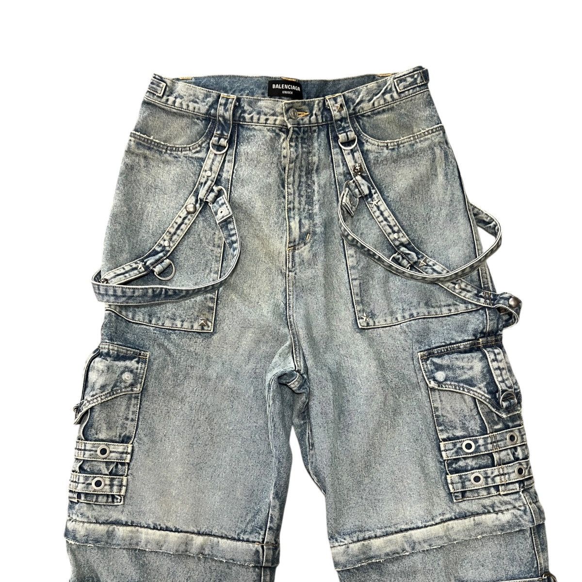 Balenciaga BALENCIAGA 2022AW Raver Baggy Denim Pants Size US 33 - 5 Thumbnail