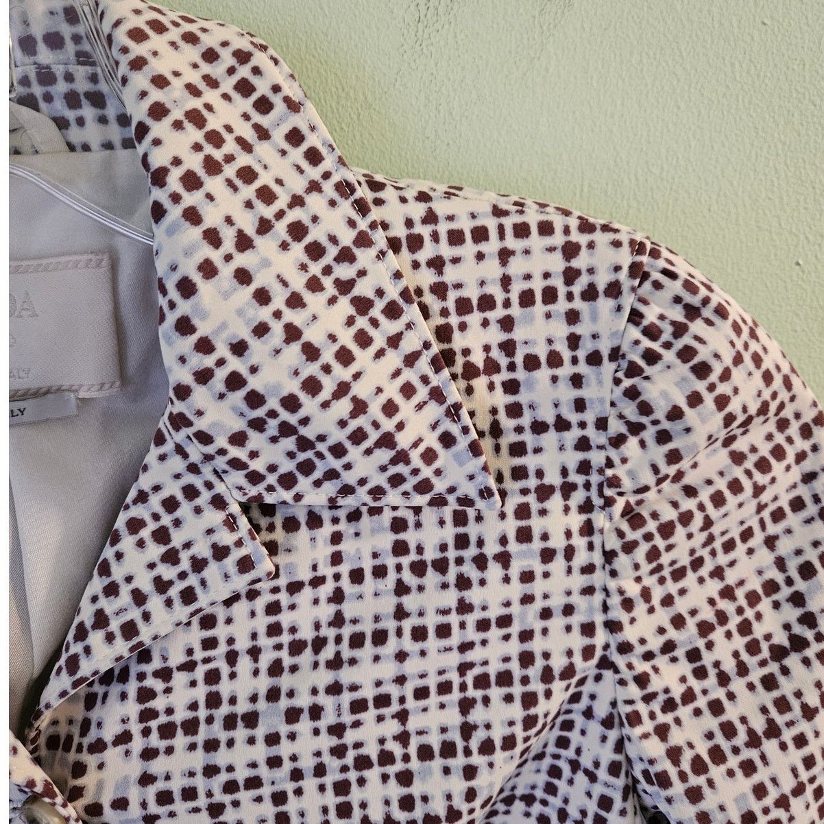 Prada Prada Milano Designer Geometric Printed Blazer Style Jacket Size XS / US 0-2 / IT 36-38 - 6 Thumbnail
