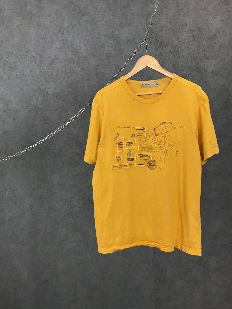 Designer Nigel Cabourn Utility art vintage designer tee Size US L / EU 52-54 / 3 - 1 Thumbnail