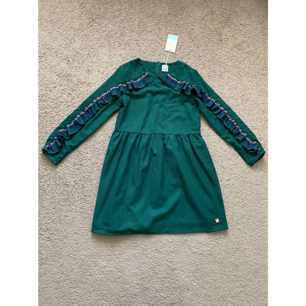 Other CARREMENT BEAU GIRL GREY RIFFLE DRESS Size XS / US 0-2 / IT 36-38 - 1 Thumbnail