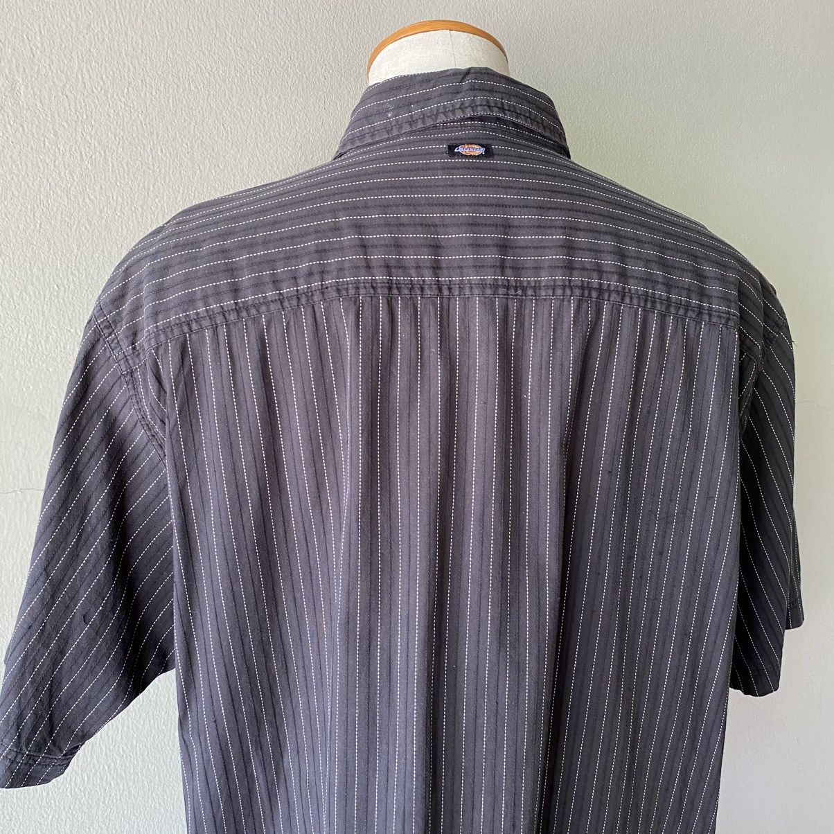 Dickies Dickies Black Shirt with White and Black Stitched Stripes Size US XXL / EU 58 / 5 - 14 Thumbnail