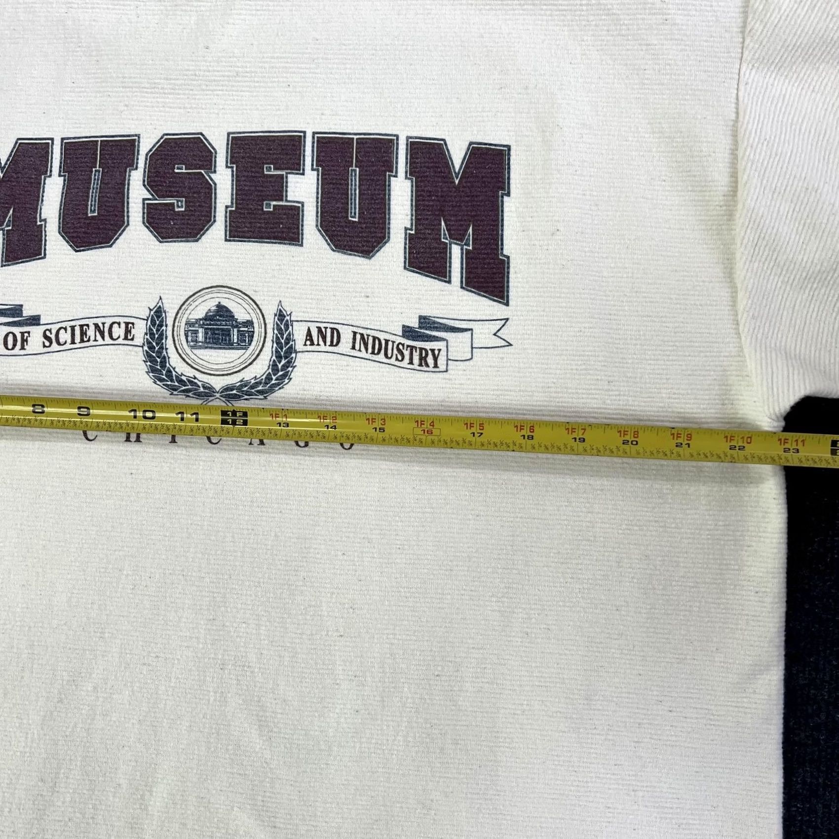 Vintage VINTAGE Museum of Science and Industry Chicago Shirt Men XL Gray Pin Stripe Ringer Tee Size US XL / EU 56 / 4 - 5 Thumbnail
