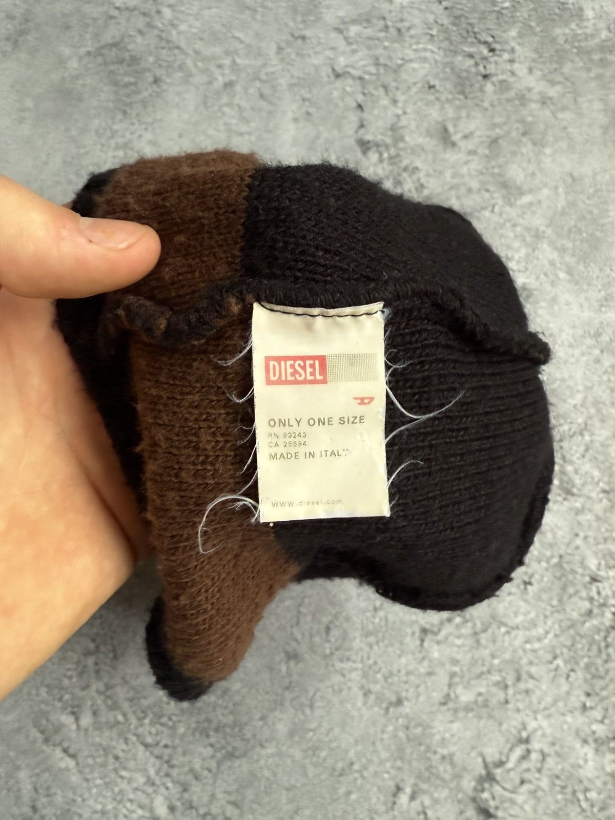 Diesel × Vintage BROWN DIESEL Y2K VINTAGE BIG LOGO 90'S HAT Size ONE SIZE - 3 Thumbnail