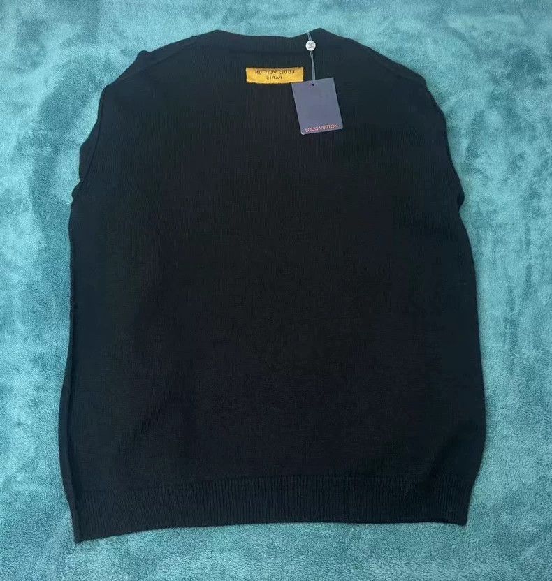 Louis Vuitton Louis Vuitton SS23 logo cuffs knitted cashmere
