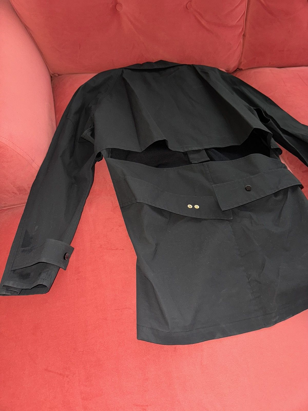 Bottega Veneta Bottega Veneta black poplin shirt-dress, size 42 It Size M / US 6-8 / IT 42-44 - 14 Thumbnail