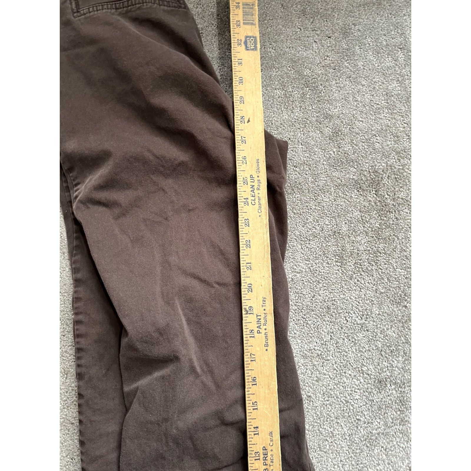 Gloria Vanderbilt Gloria Vanderbilt Women’s Brown Straight Leg Pants Chino Size 8P Womens Size 30" / US 8 / IT 44 - 6 Thumbnail