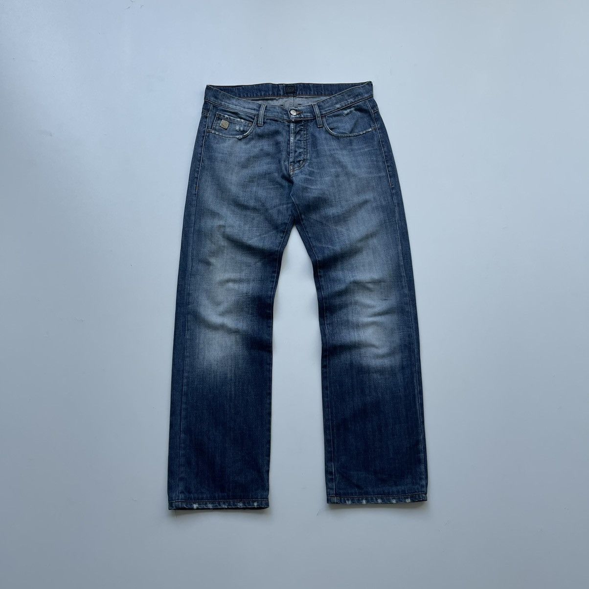 Iceberg Iceberg Ice Distressed Cotton Denim Vintage Jeans Washed Size US 33 - 1 Thumbnail
