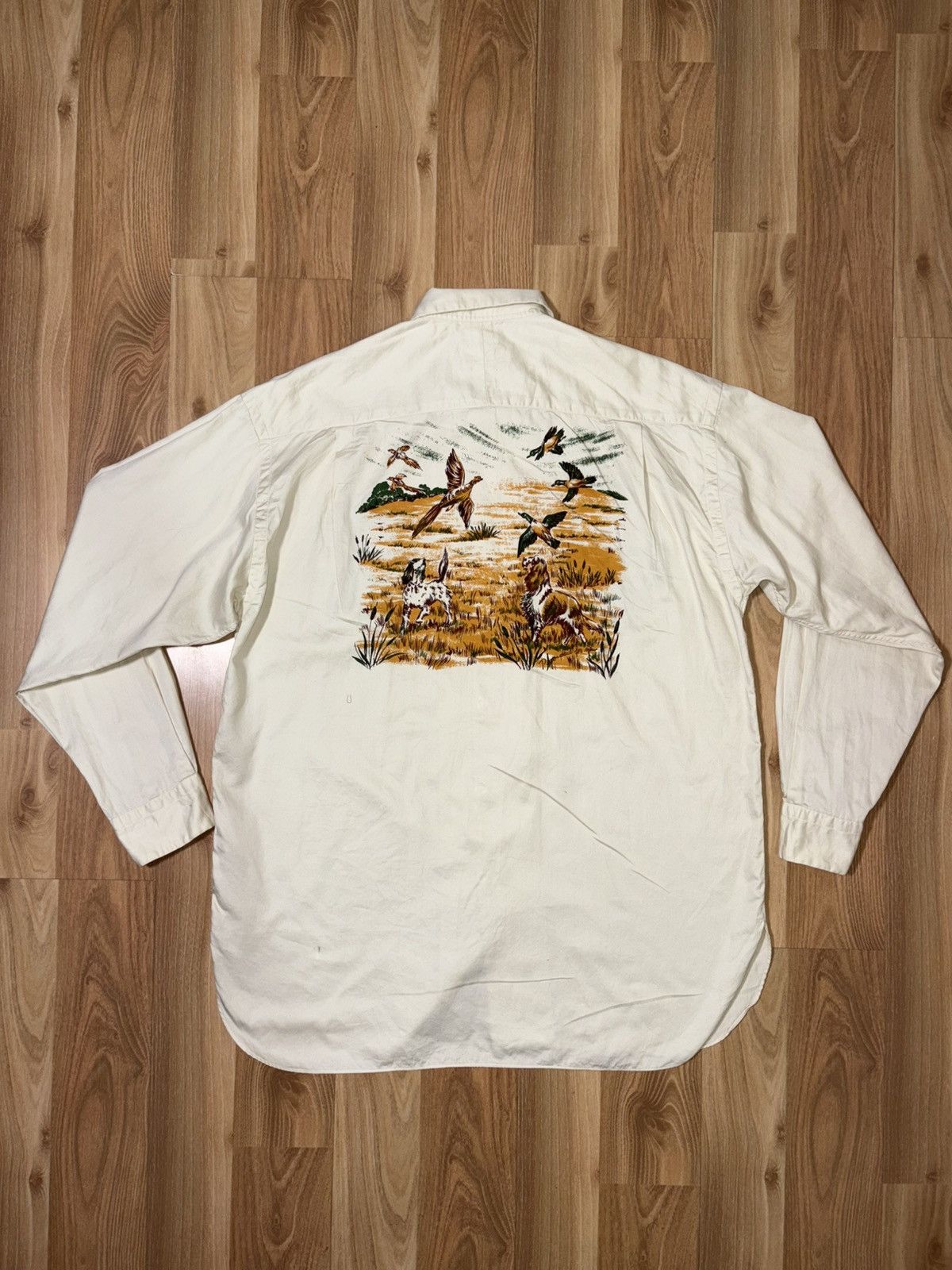 Japanese Brand VTG Peyton Place Graphic Hunting Shirt Japanese Brand 80s90s Size US S / EU 44-46 / 1 - 2 Thumbnail